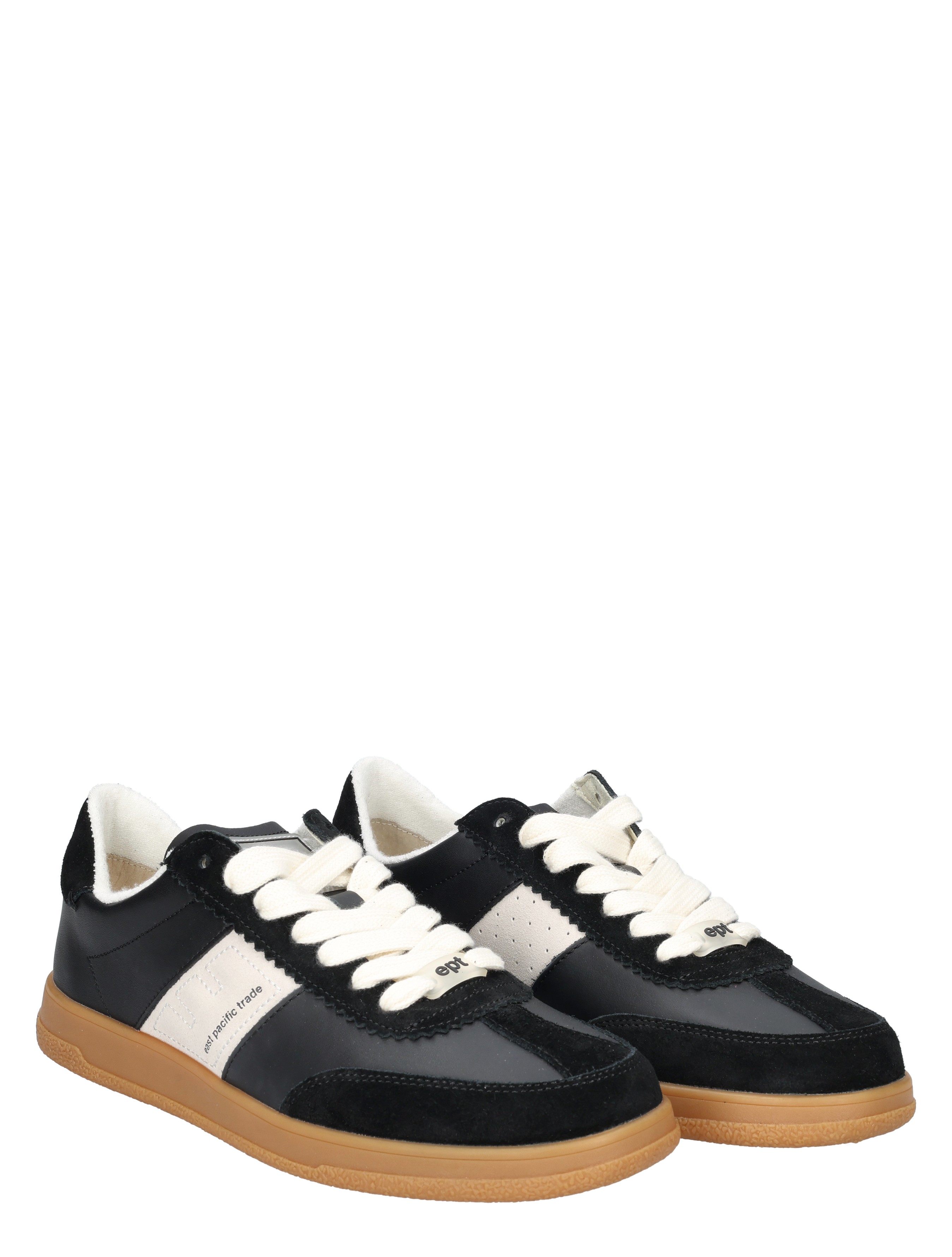 sneakers, lage sokkels, canvas, gum sole, zwart wit