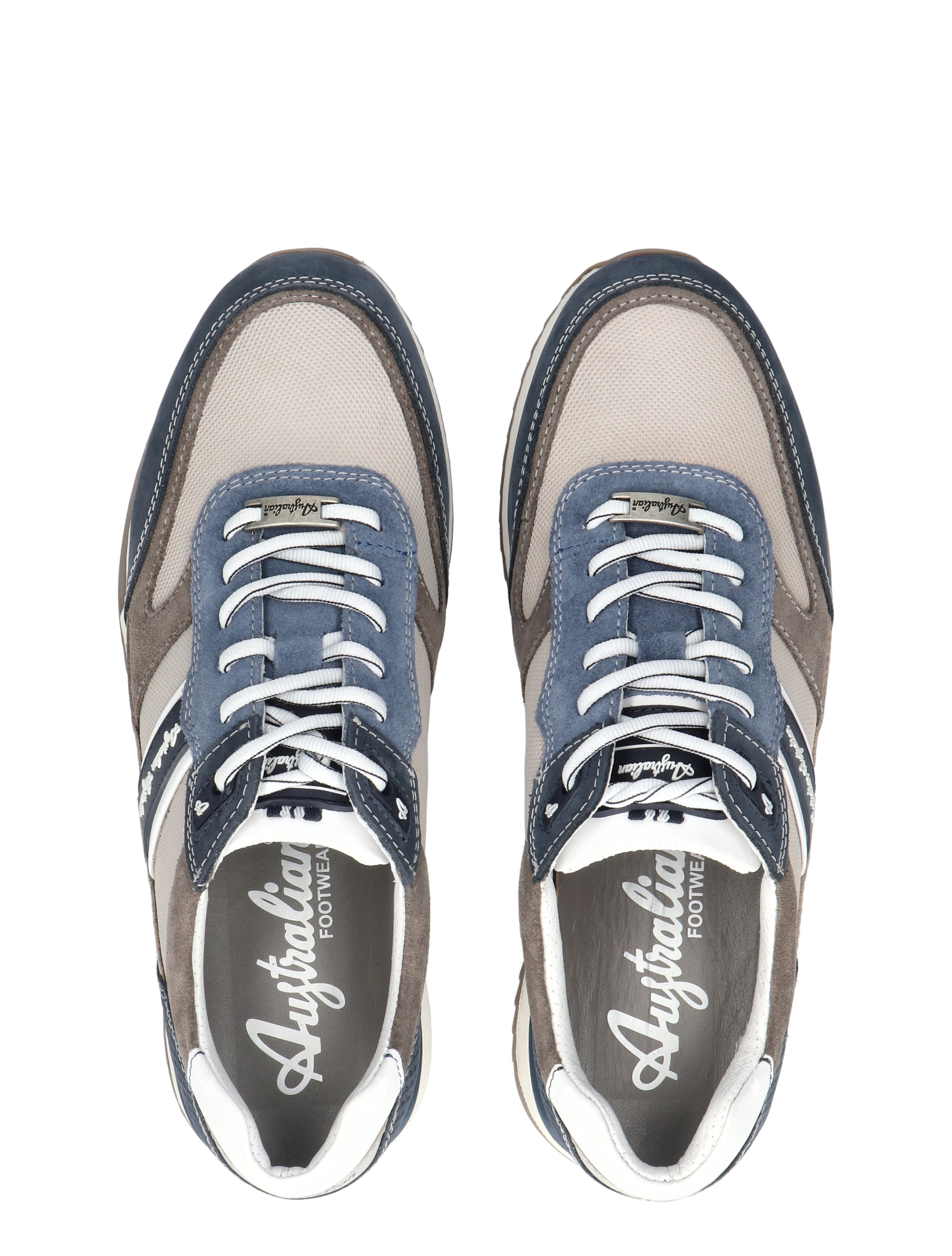 Australian - Filmon  15.1600.07.KE0 Grey Blue White - Heren - Veterschoenen - Casual Veterschoenen - 50781_39_8