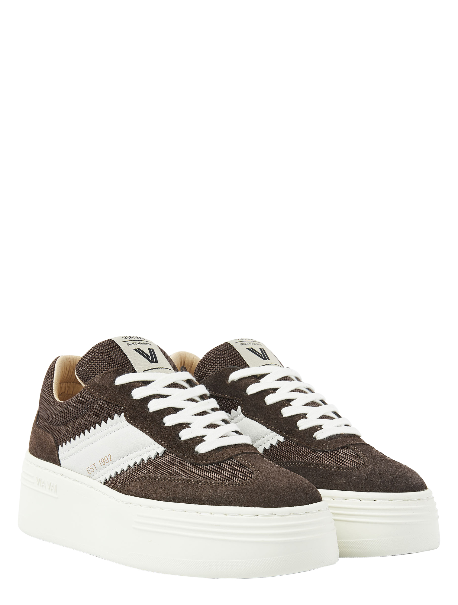 VIA VAI - Isa Lou 62342 01-316 Brown - Sneakers - Dames - Lage Sneakers - 50078_22_2