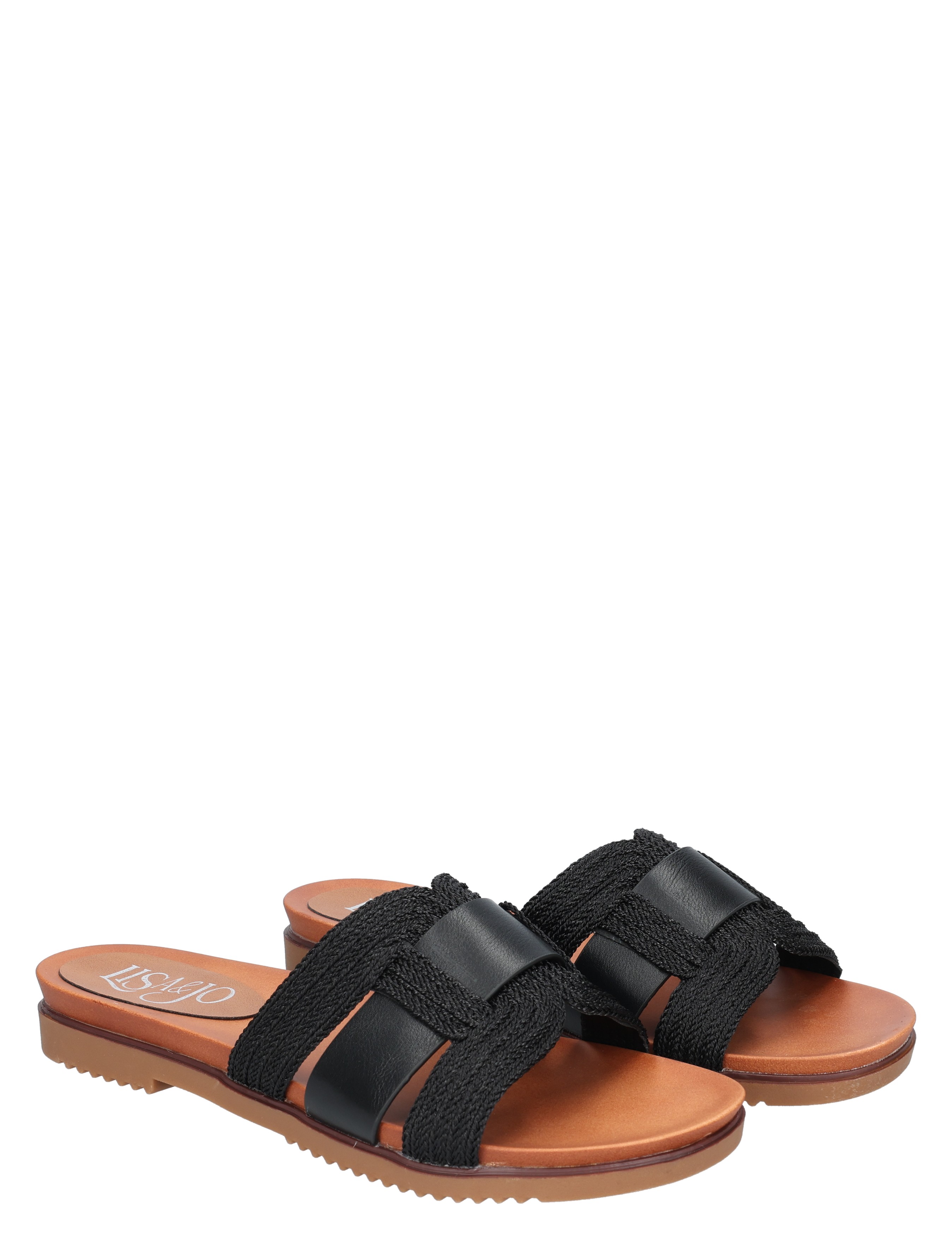 Lisa & Jo - Zaira Black - Dames - Muiltjes - 50306_11_6