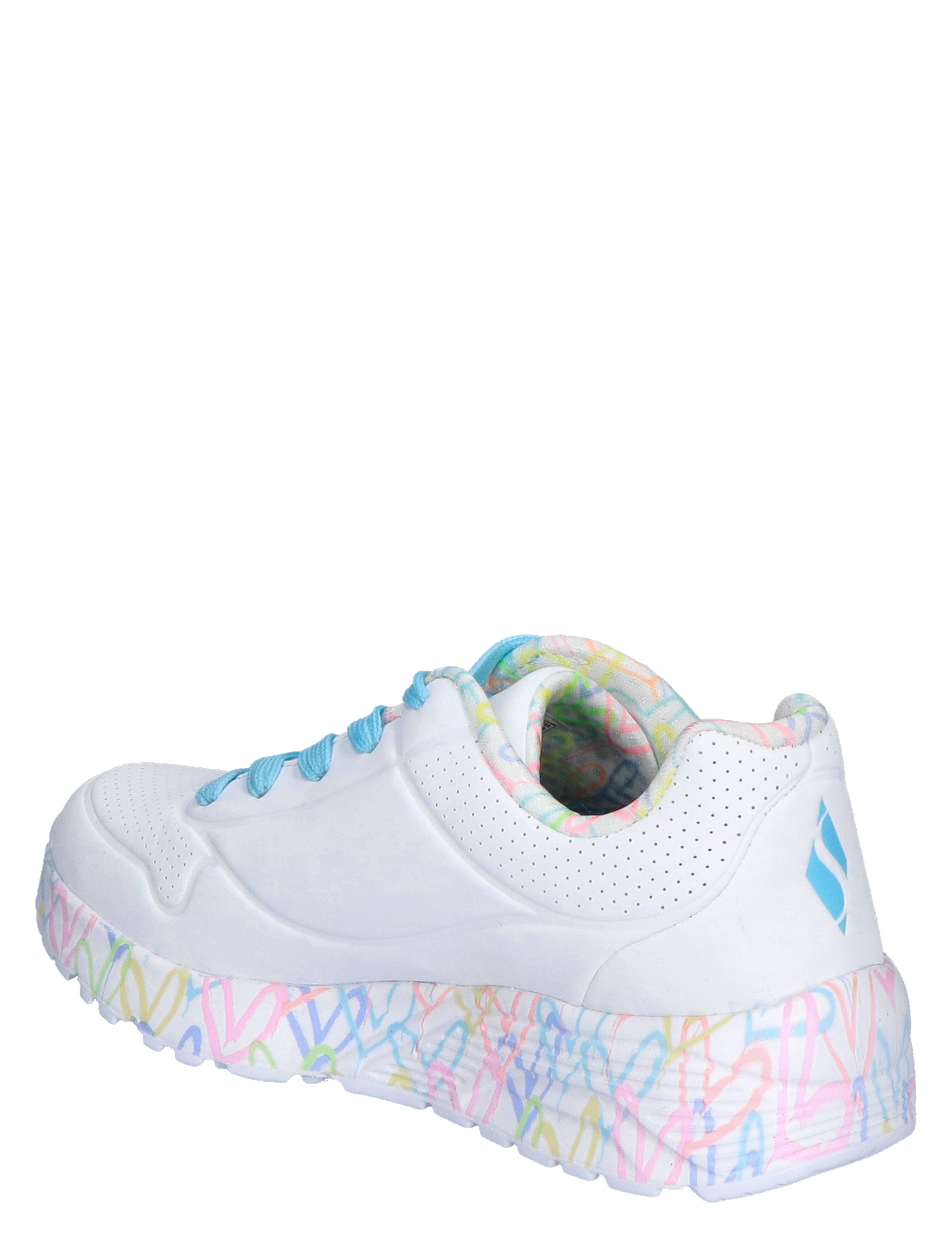 X J Goldcrown Uno Lite Lovely Luv White Pink Turqoise