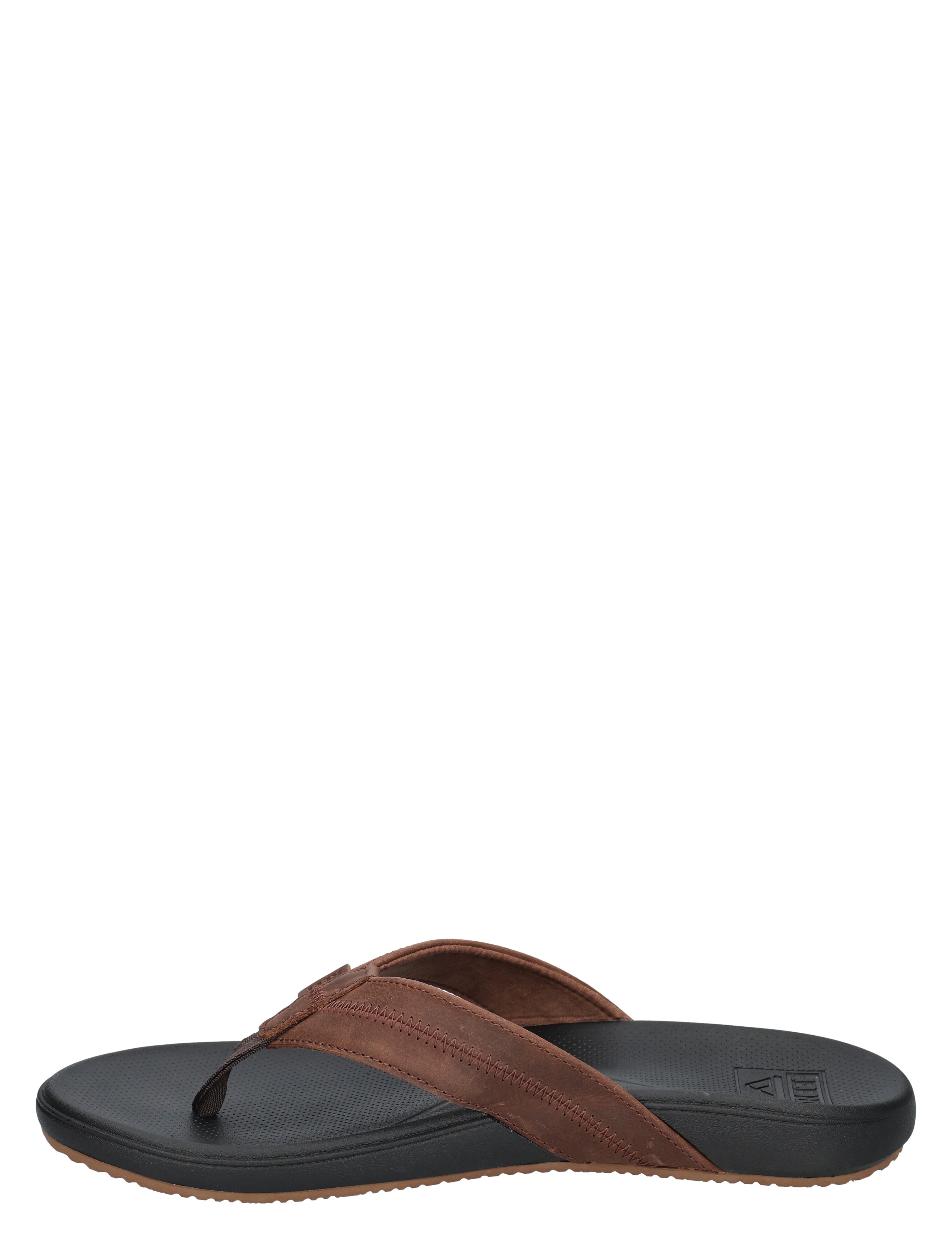 slippers, sandalen, flip-flops, hoge grip, bruin leer