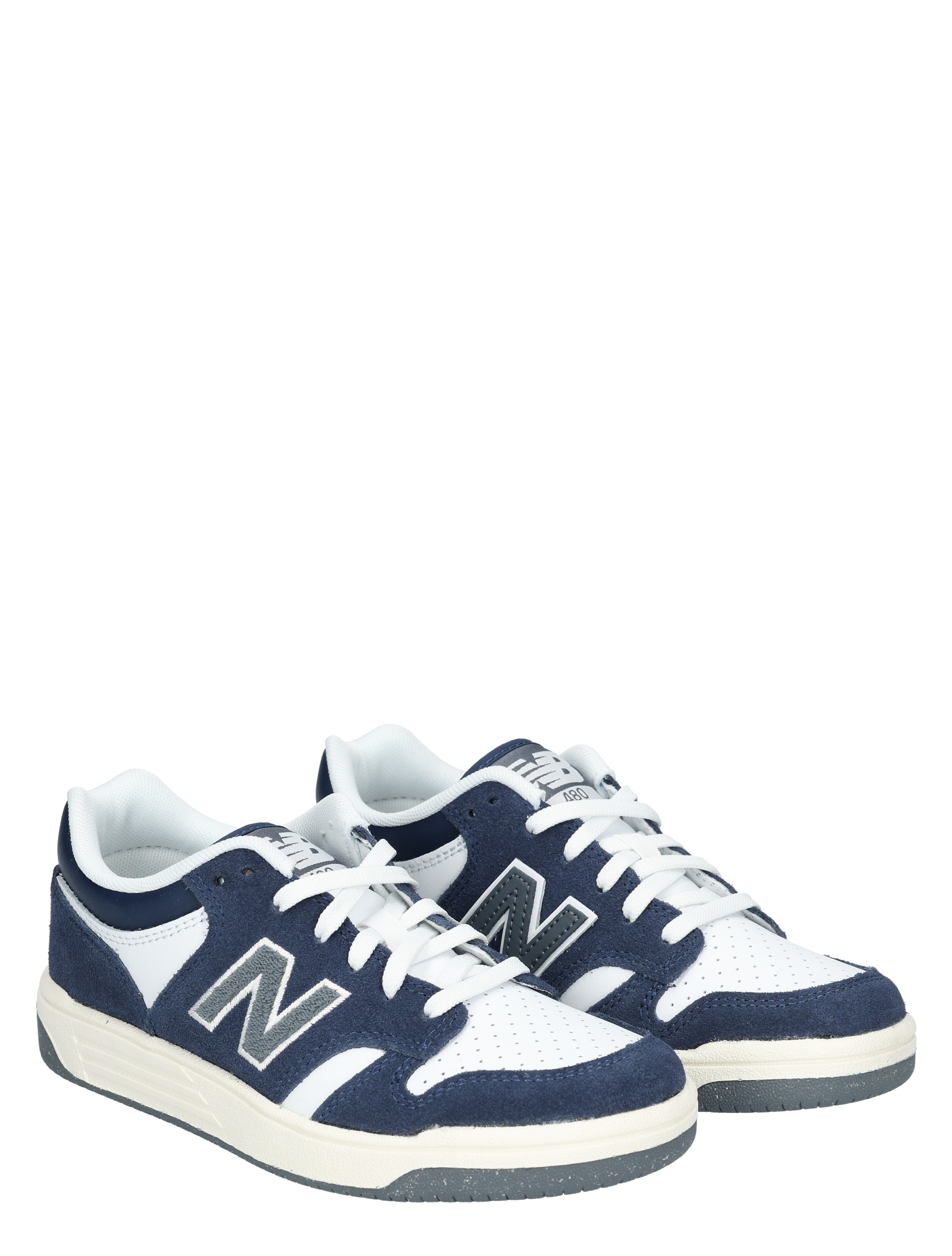  sneakers,  Navy,  White,  suede,  perforated