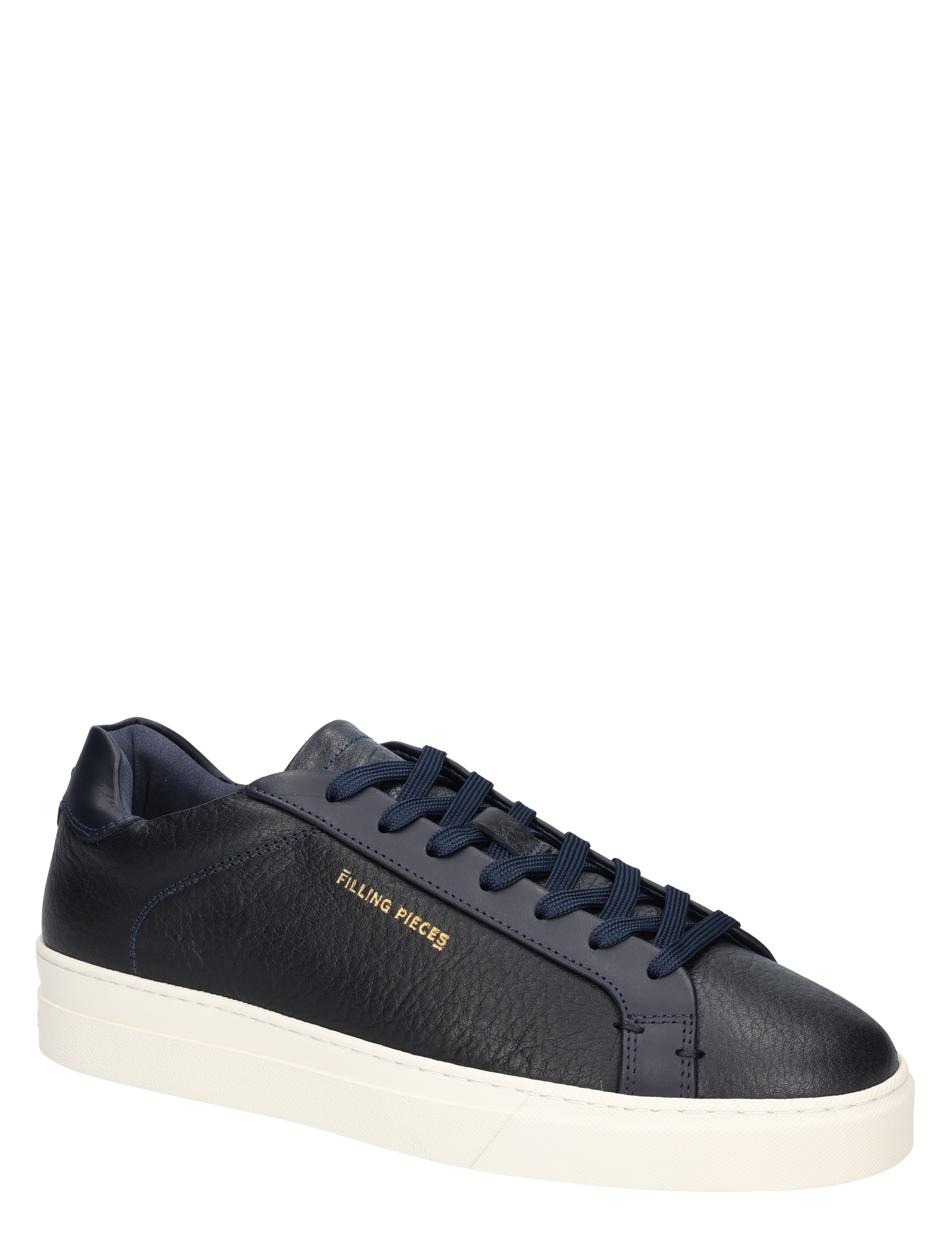 sneaker, donkerblauw, blauw, kleding schoen, veters