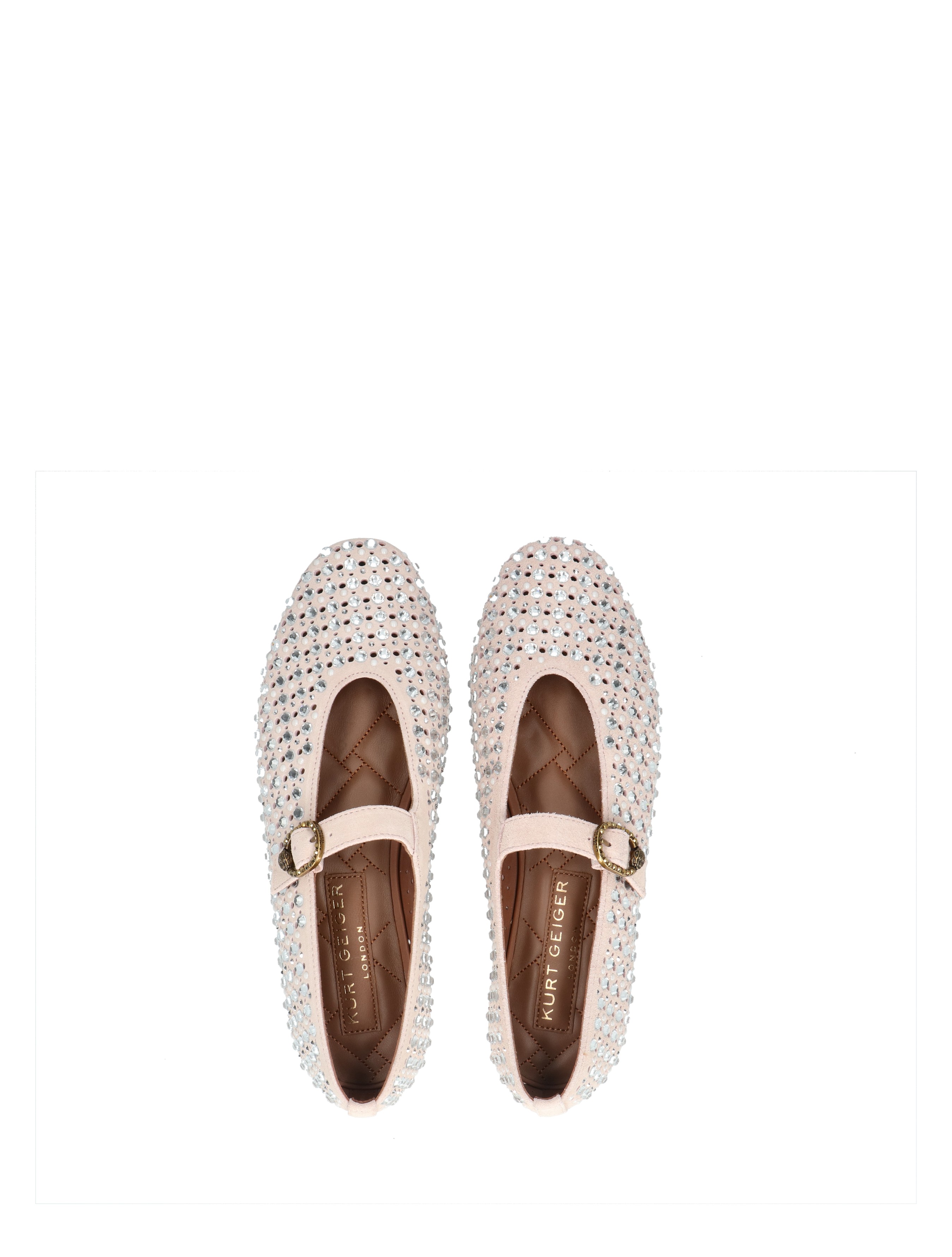 Kurt Geiger - Mayfair Ballet Flat 53 Pale Pink - Ballerinas - Dames - 49595_48_8