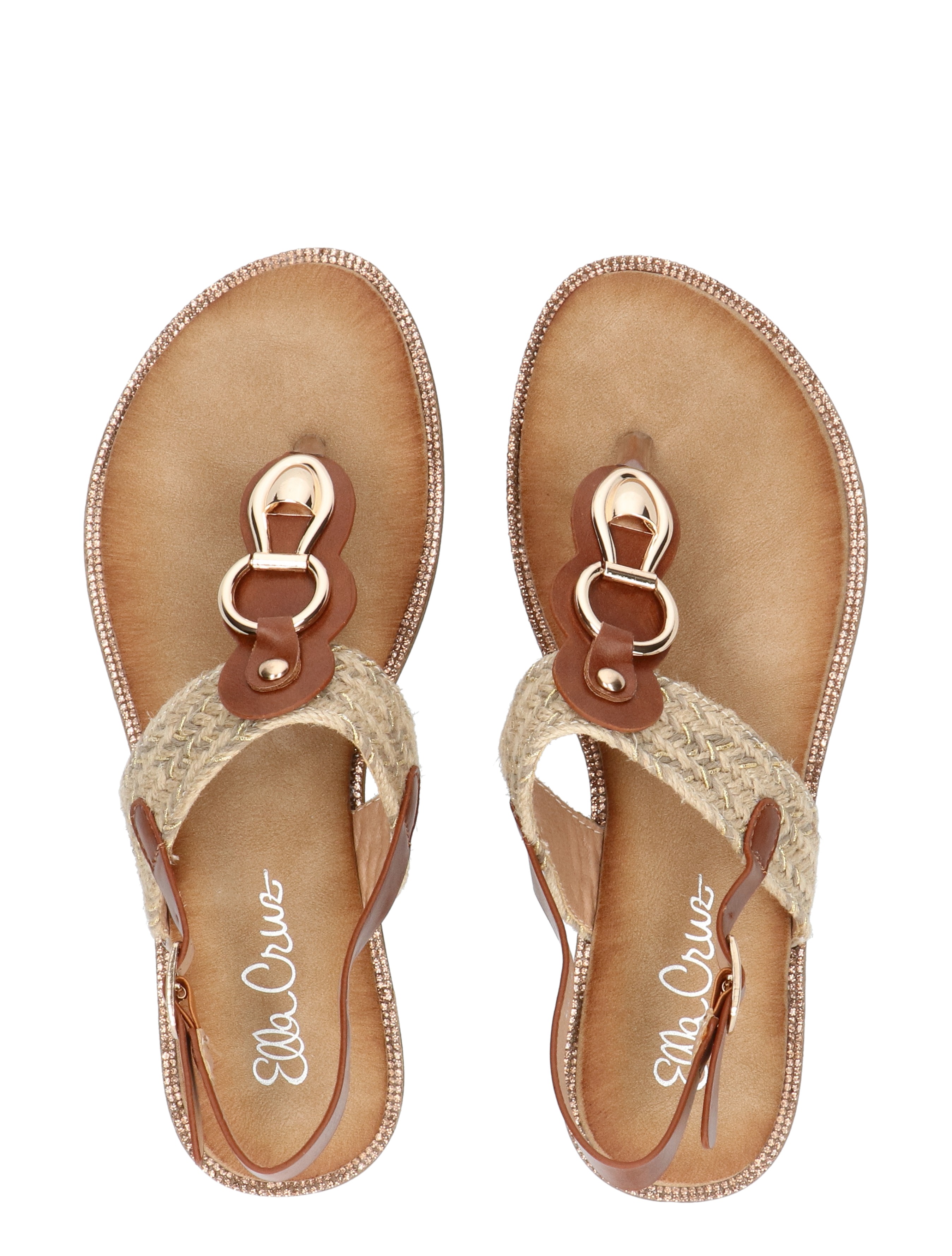 sandalen, witte sandalen, plat vrouwensandal, riemband, glitterriempje