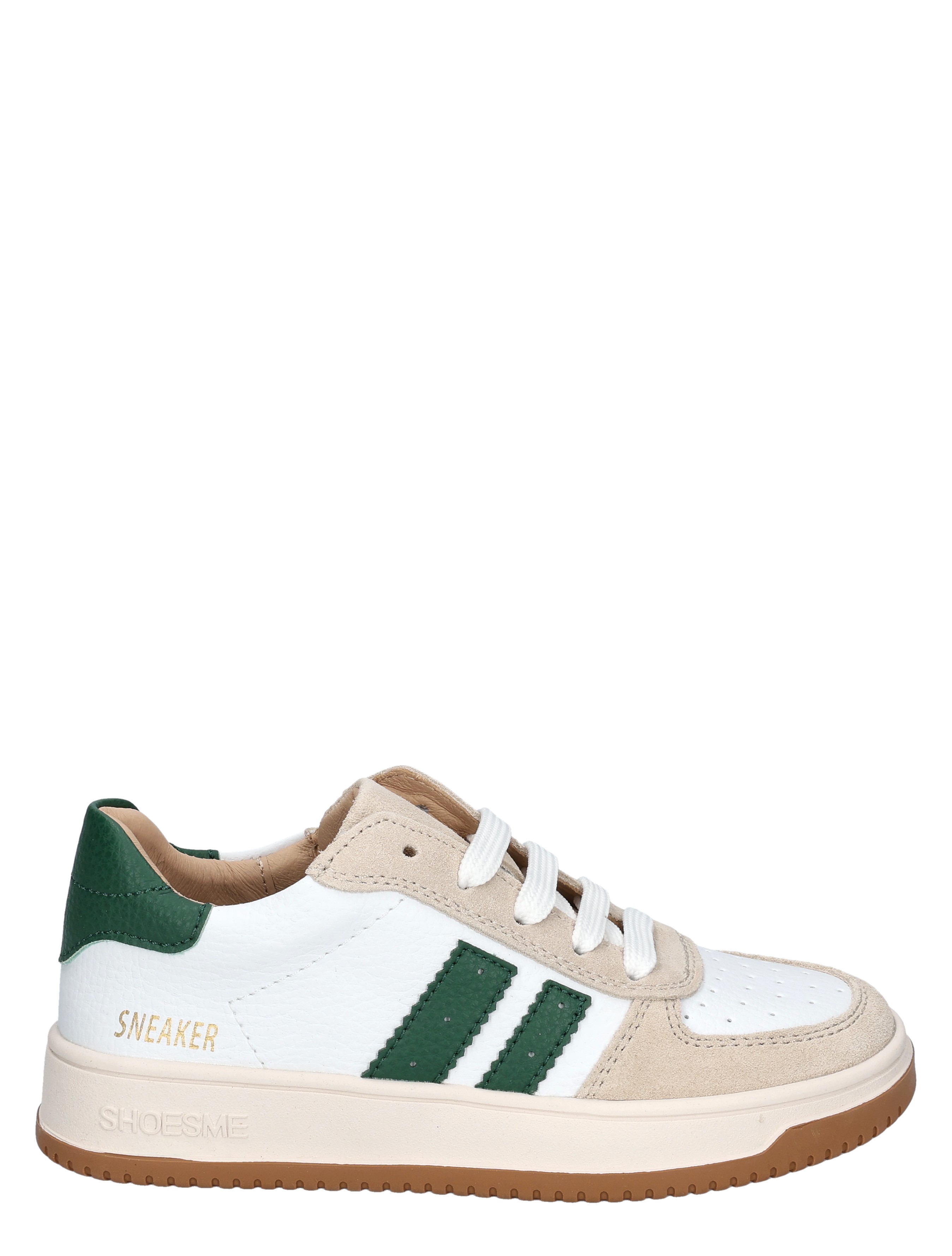 Shoesme - NO26S016 A Beige Green - Jongens - Veterschoenen - 50293_86_1