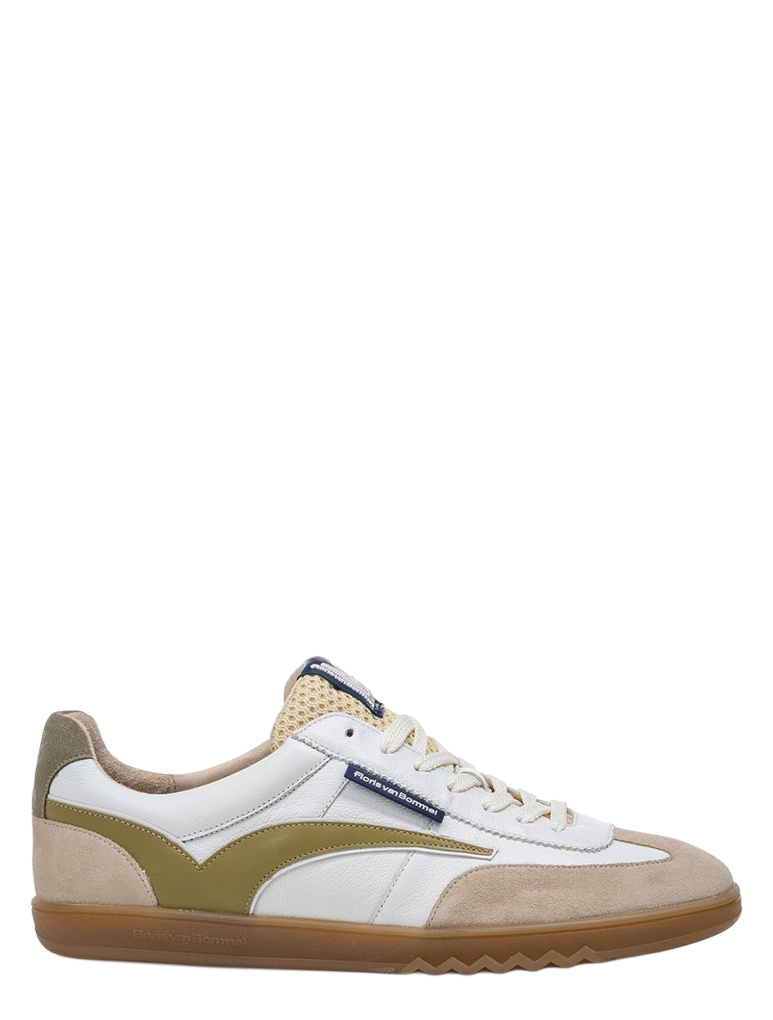 sneaker, witte sneaker, casual schoen, gummizolen, driekleurig