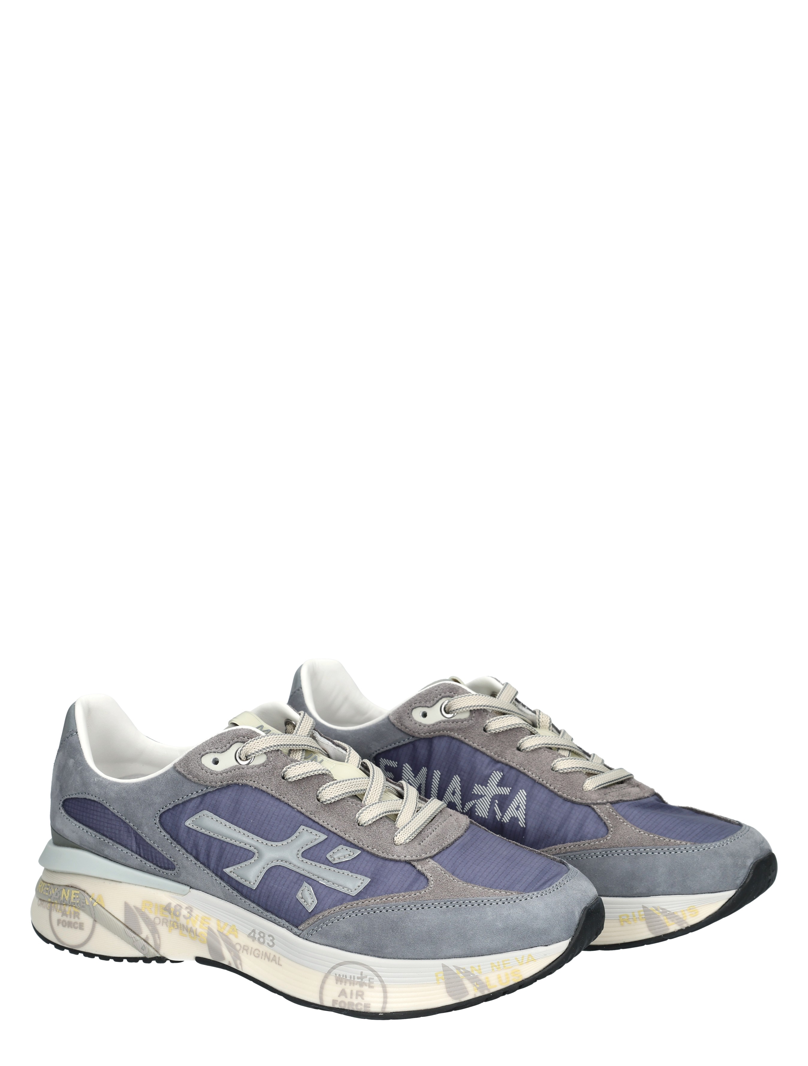 Premiata - Moerun Men 8077 Blue - Heren - Lage Sneakers - Sneakers - 50184_33_5