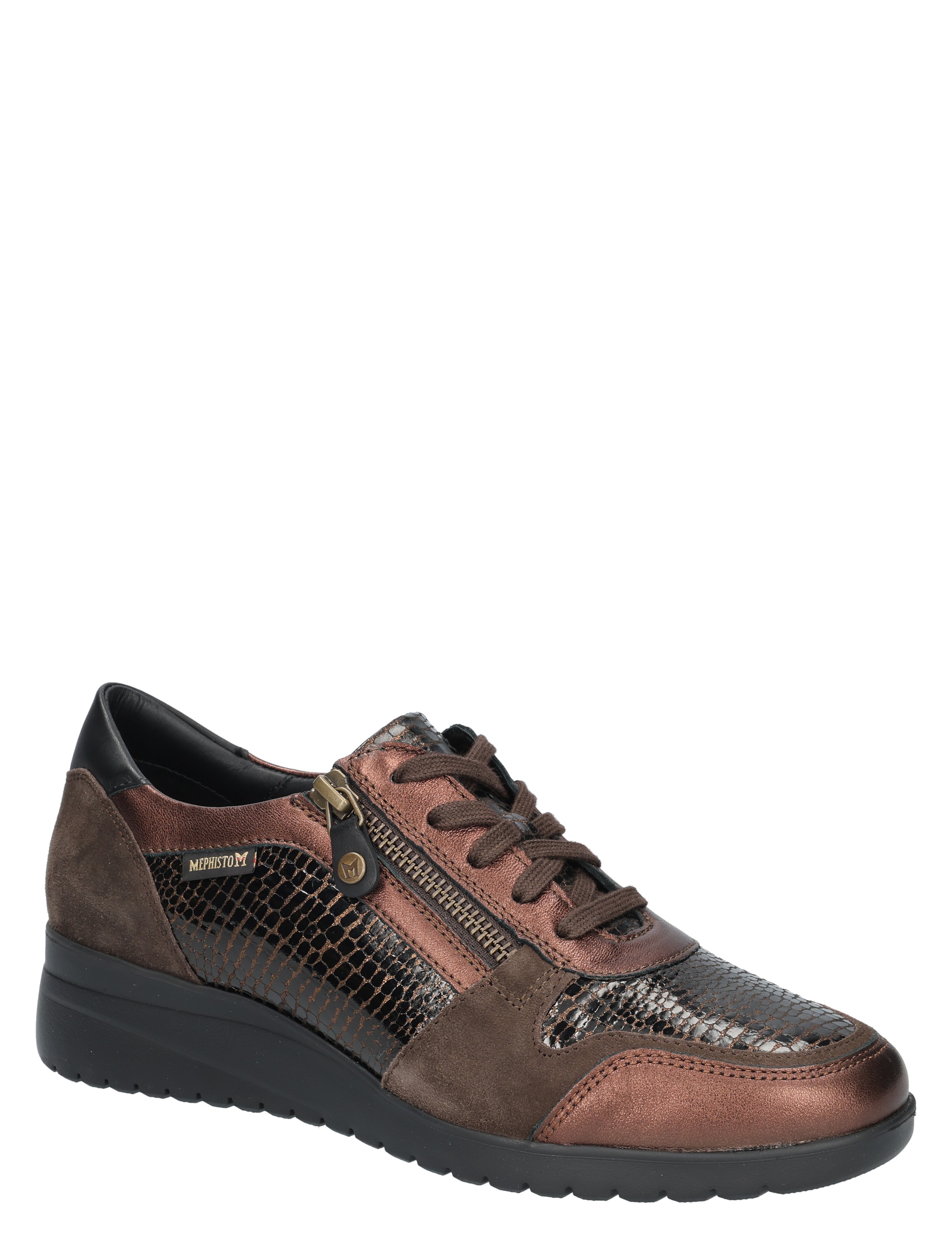 Mephisto - Iasmina Charm Brown G-Wijdte - Dames - Veterschoenen - Casual Veterschoenen - 49124_22_3