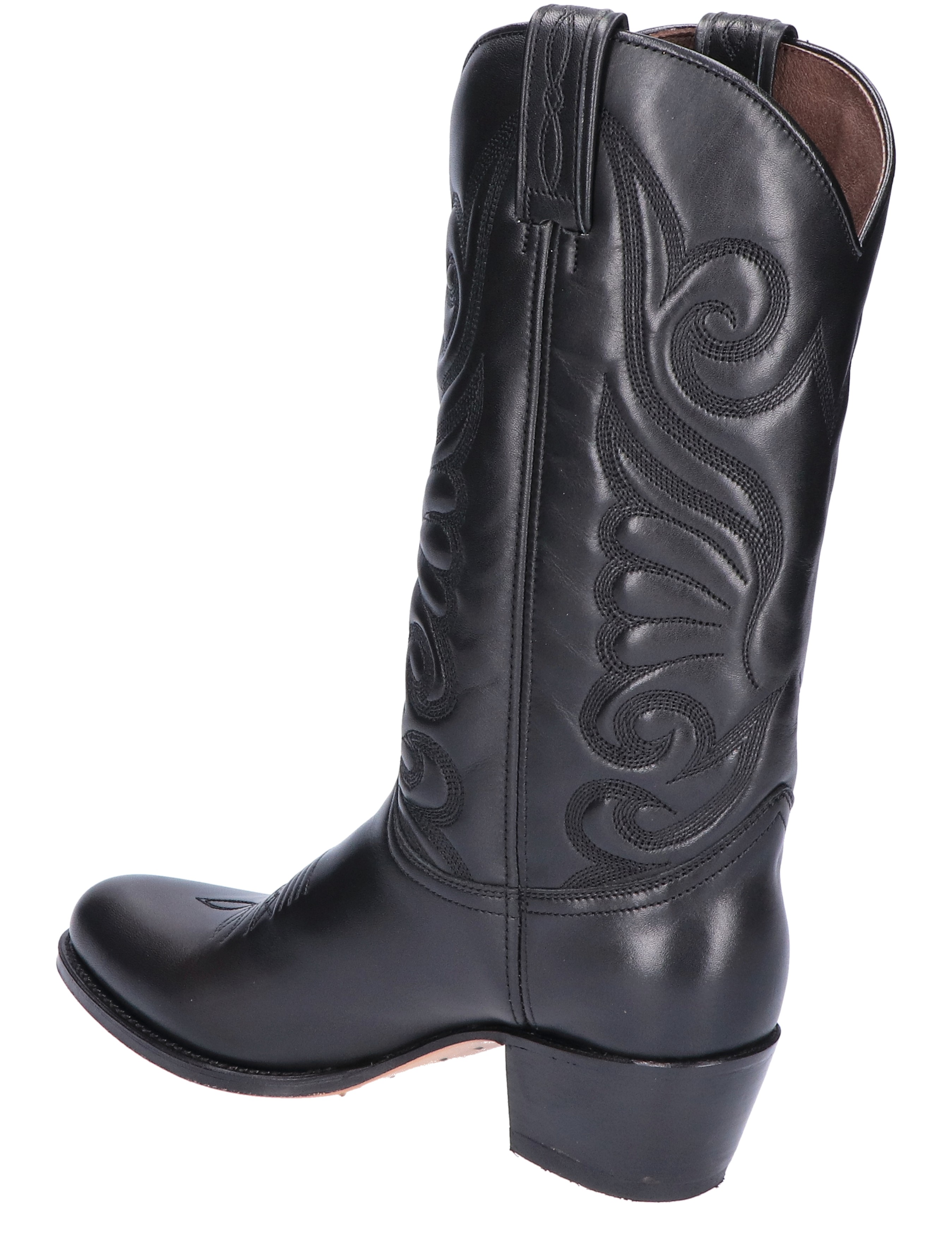 Sendra - 11627 Kiara Debora Cera Crust Black - Dames - Boots - Cowboylaarzen - 45945_11_4