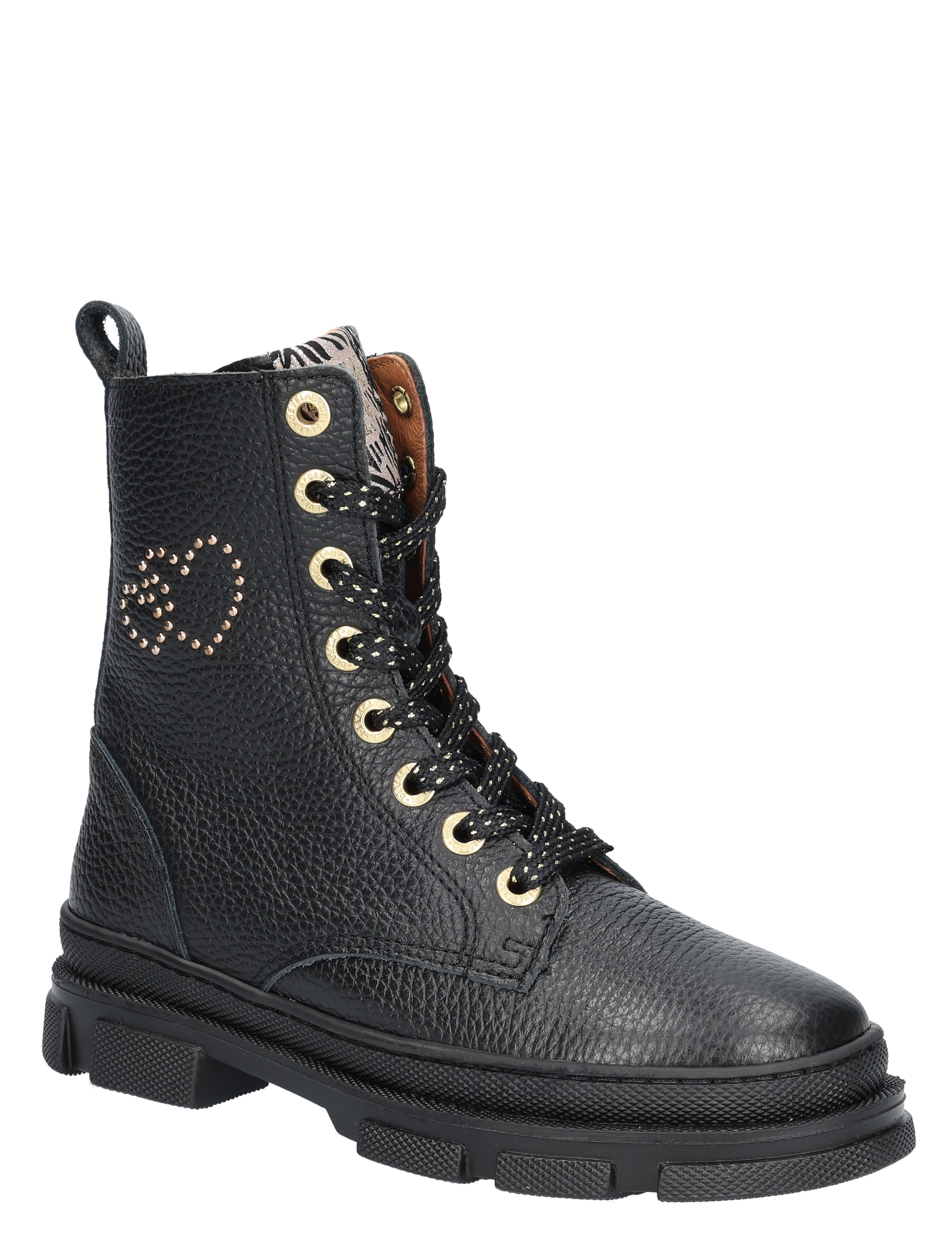 Develab - 47092 922 Black - Meisjes - Veter Boots - Boots - 49249_11_3