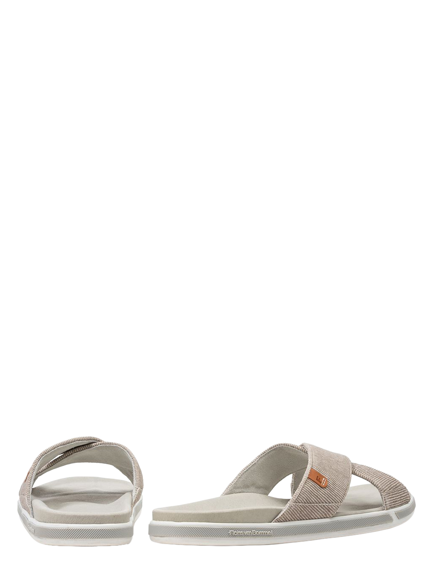 Floris van Bommel - 90013 De Slipper 01.07 Light Brown G+ Wijdte - Heren - Slippers - 51473_77_4