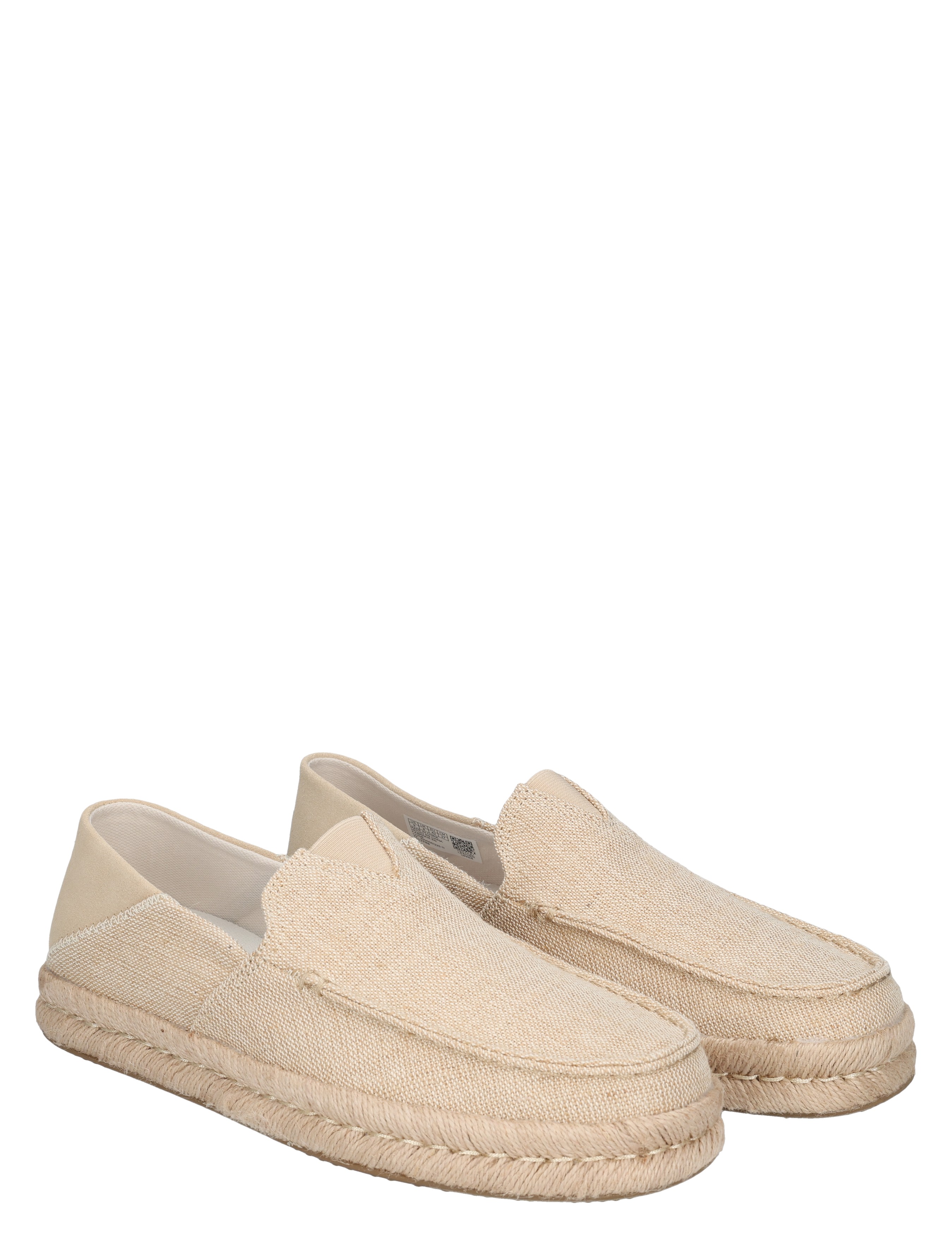 slipons, canvas, beige, esparto, casual