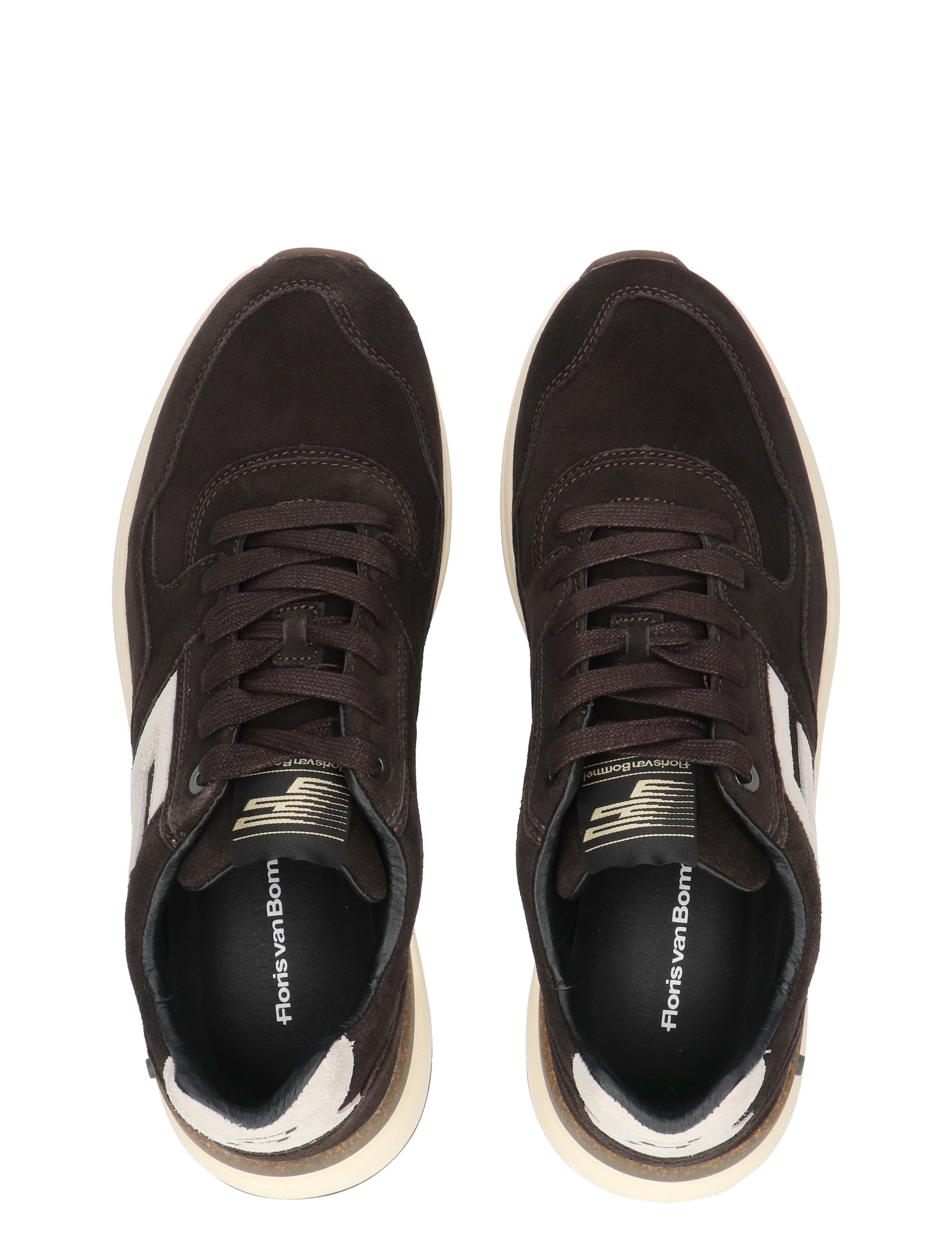 sneaker, bruin, suede, vetersluiting, canvas?