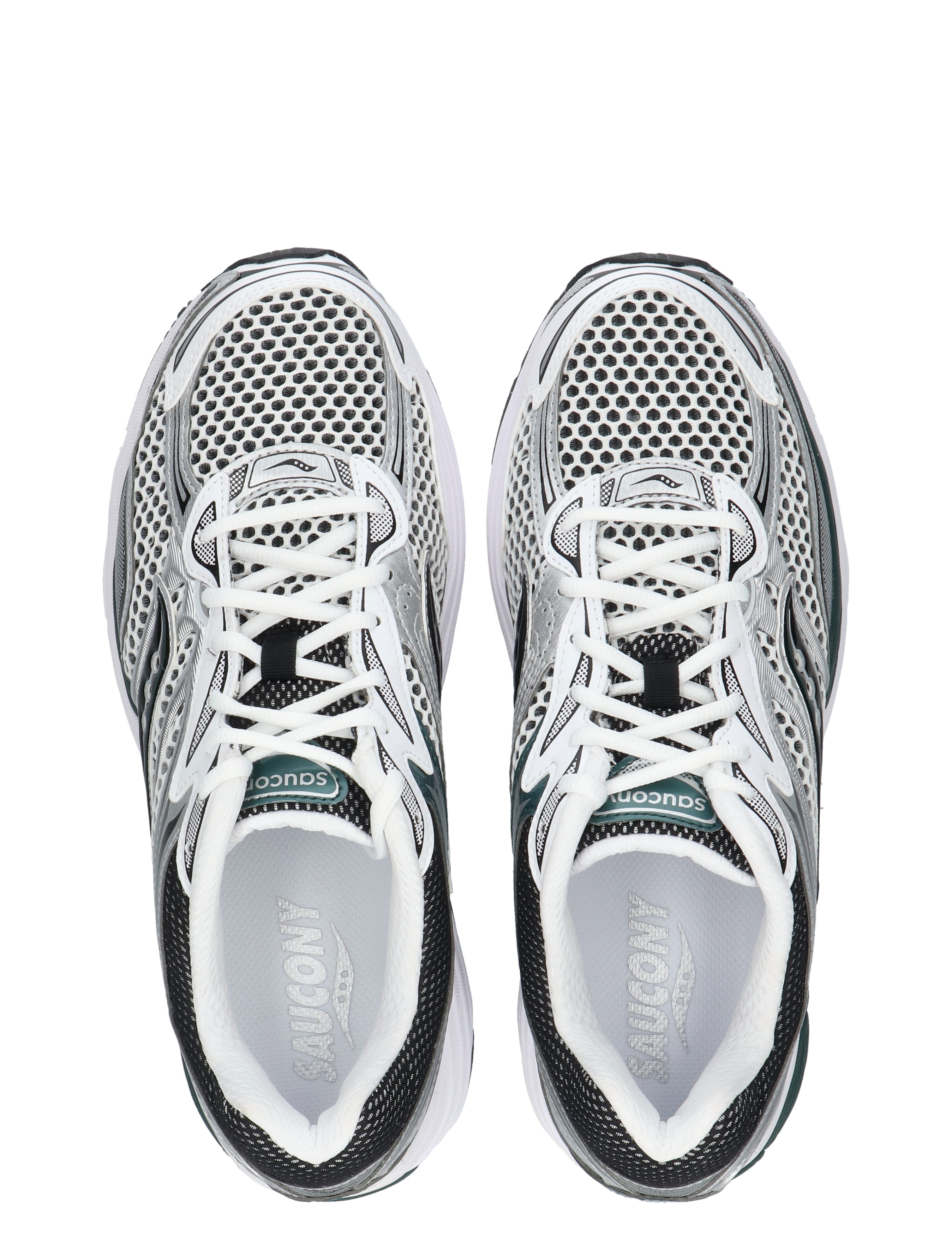 Saucony - Progrid Omni 9 Premium Men 56 White Pine Green - Heren - Lage Sneakers - Sneakers - 49688_96_7