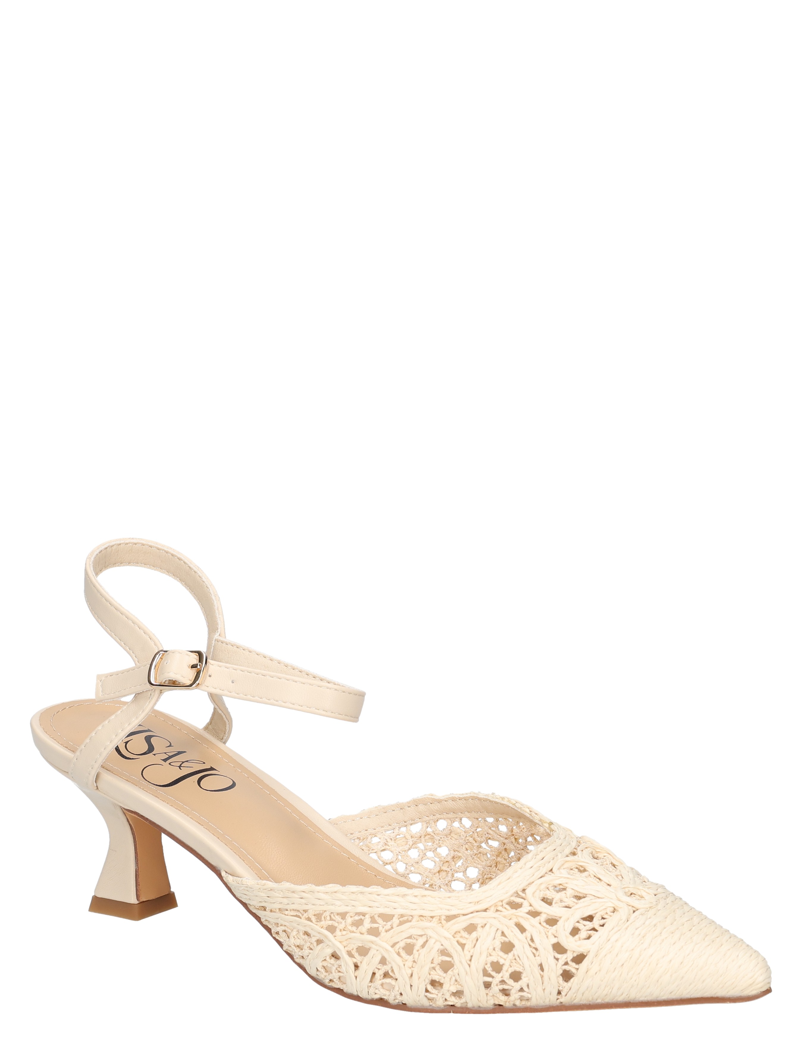 Lisa & Jo - Zea Off White Raffia - Dames - Pumps - 50199_77_3