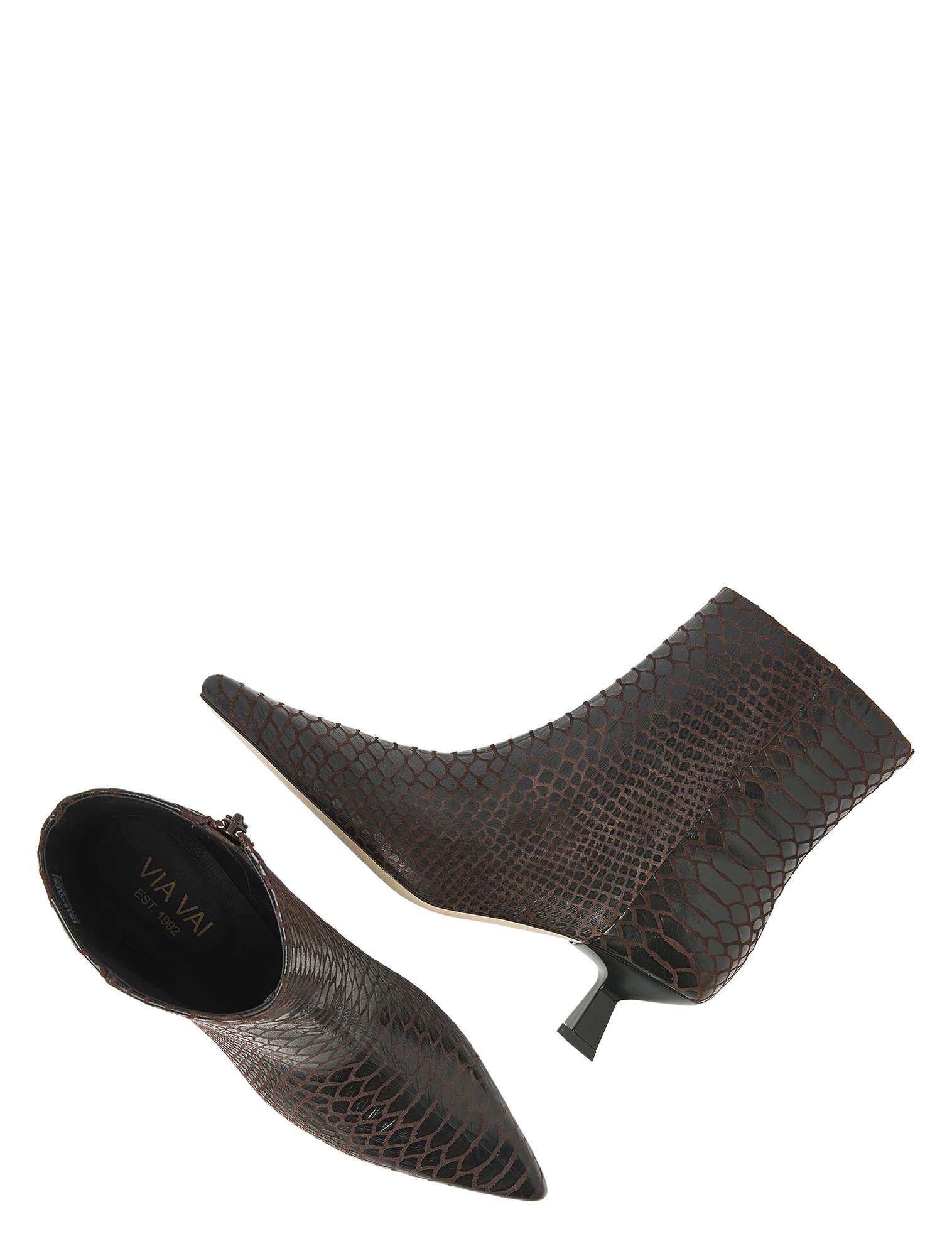 VIA VAI - Suzy Franky 62302  03-307 Brown - Dames - Boots - Enkellaarsjes - 50062_22_4