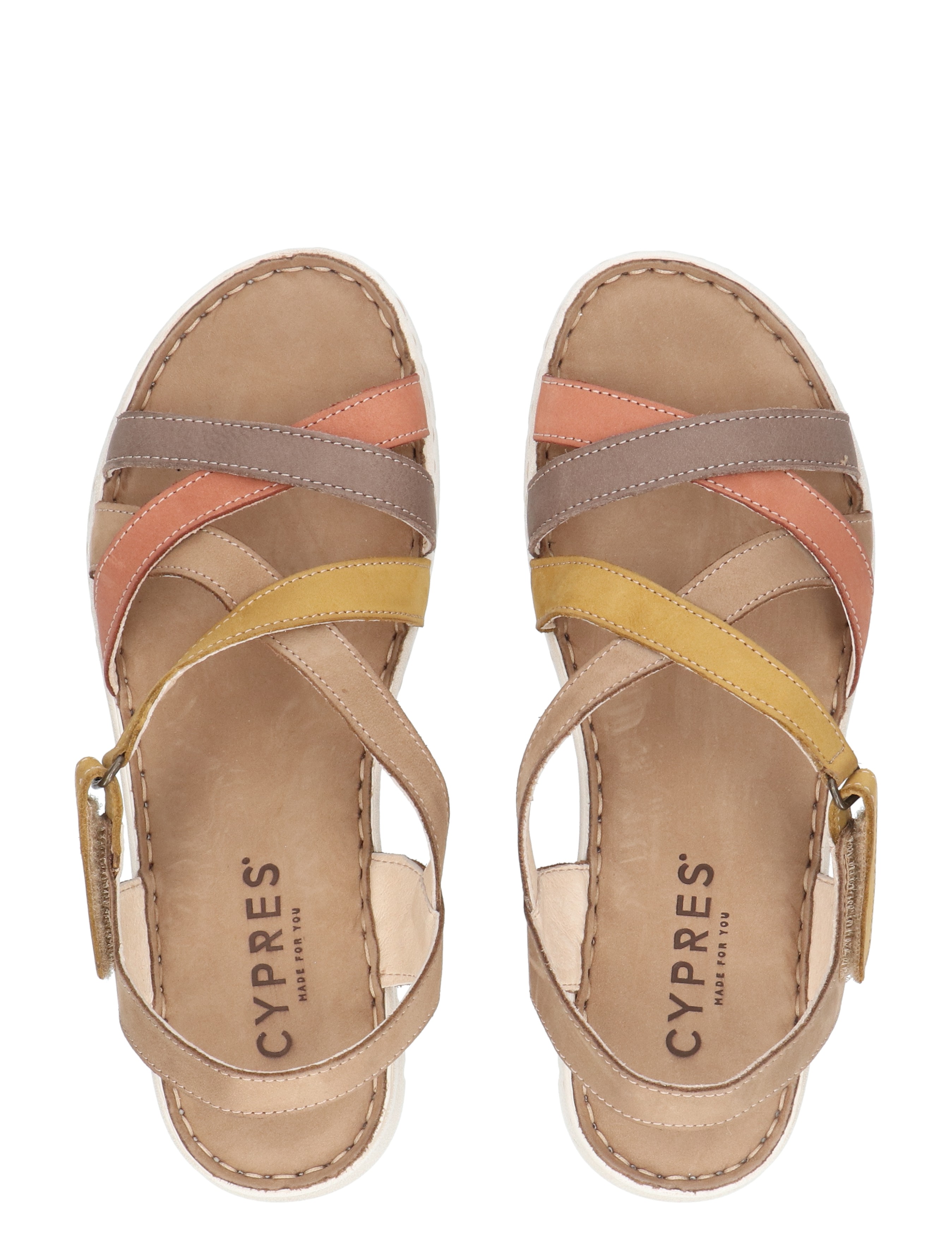 Cypres - Zumra 2611028 47611 Valencia Taupe - Dames - Sandalen - 50861_22_7