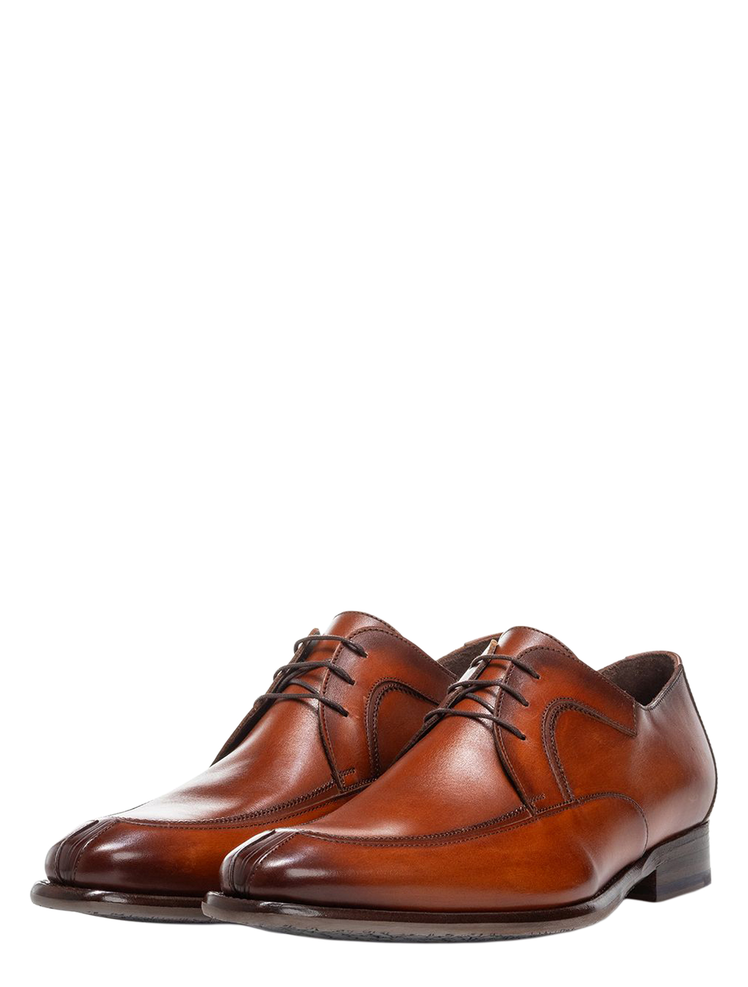 Floris van Bommel - De Stijler 30356 43.00 Dark Cognac H-Wijdte - Heren - Veterschoenen - Nette Veterschoenen - 51458_22_2