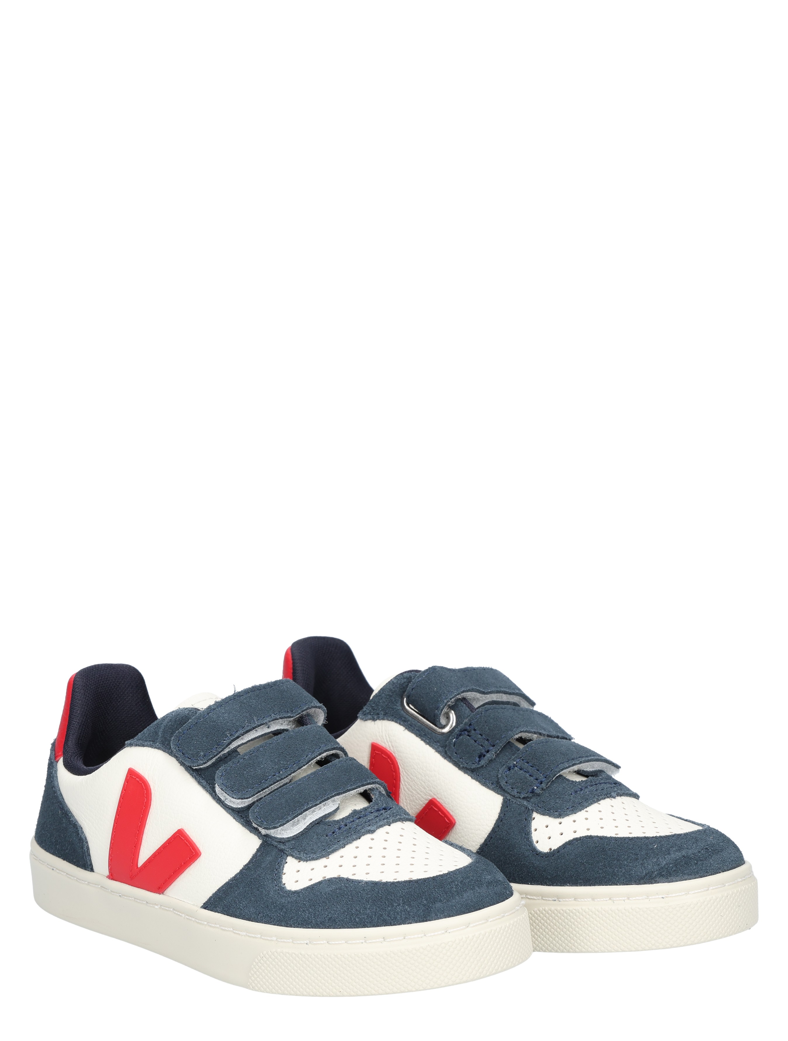 Veja - Small V-10 Kids Leather CV0520616C Pure Pekin Nautico - Meisjes - Jongens - Sneakers - Lage Sneakers - Lage Sneakers - Sneakers - 48209_83_5
