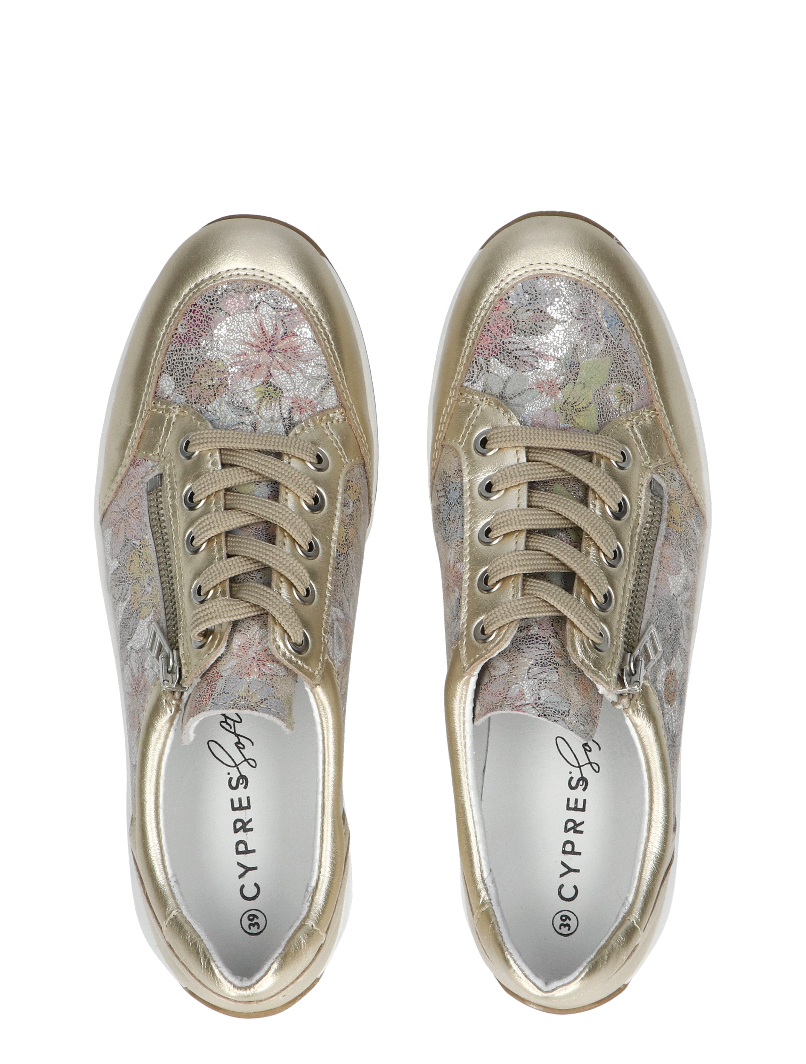 Cypres Soft - Wimkje Gold Fleur - Dames - Veterschoenen - Casual Veterschoenen - 47699_53_7