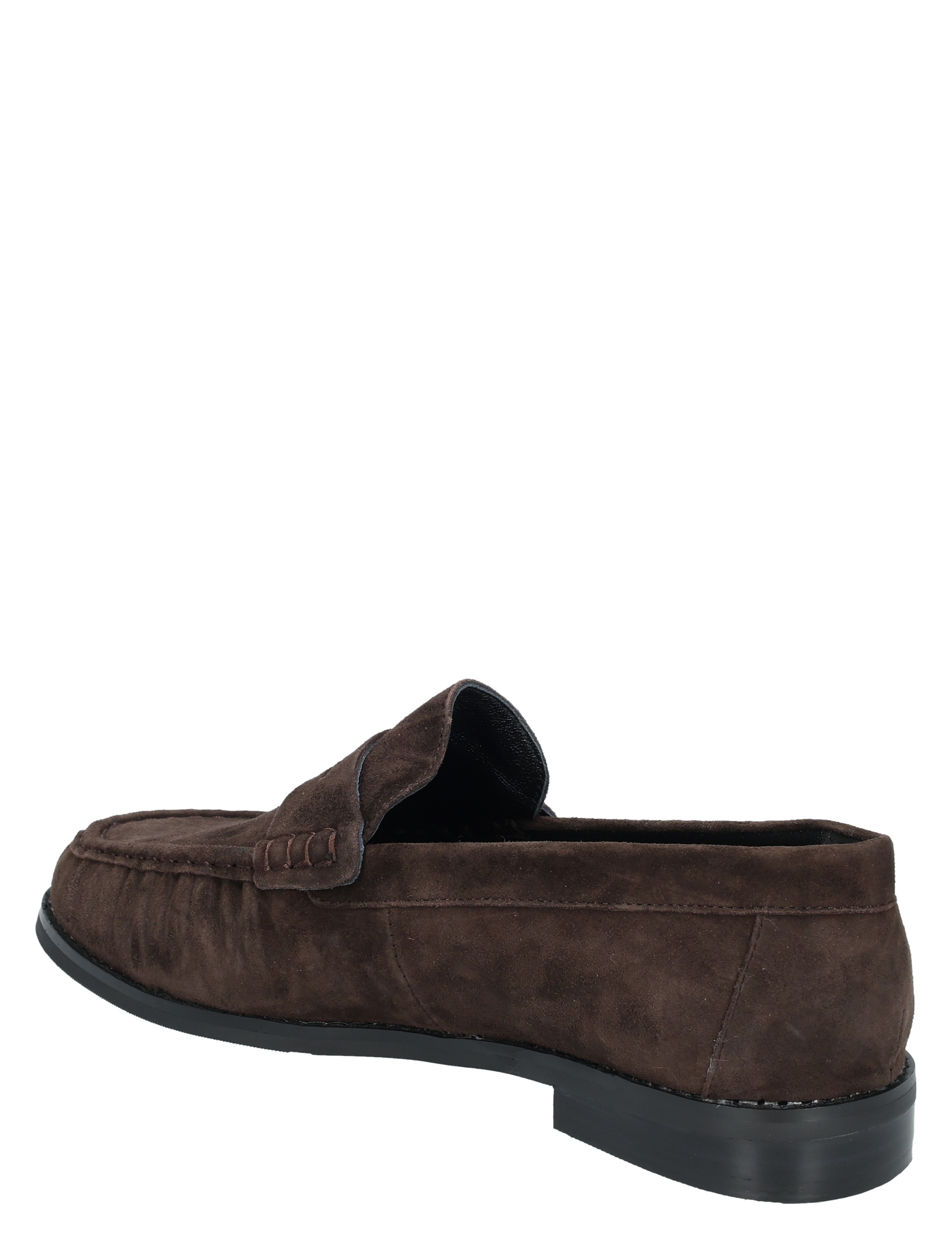 lauwermoklaar, slipper, bruine suède, monk-sole, zool