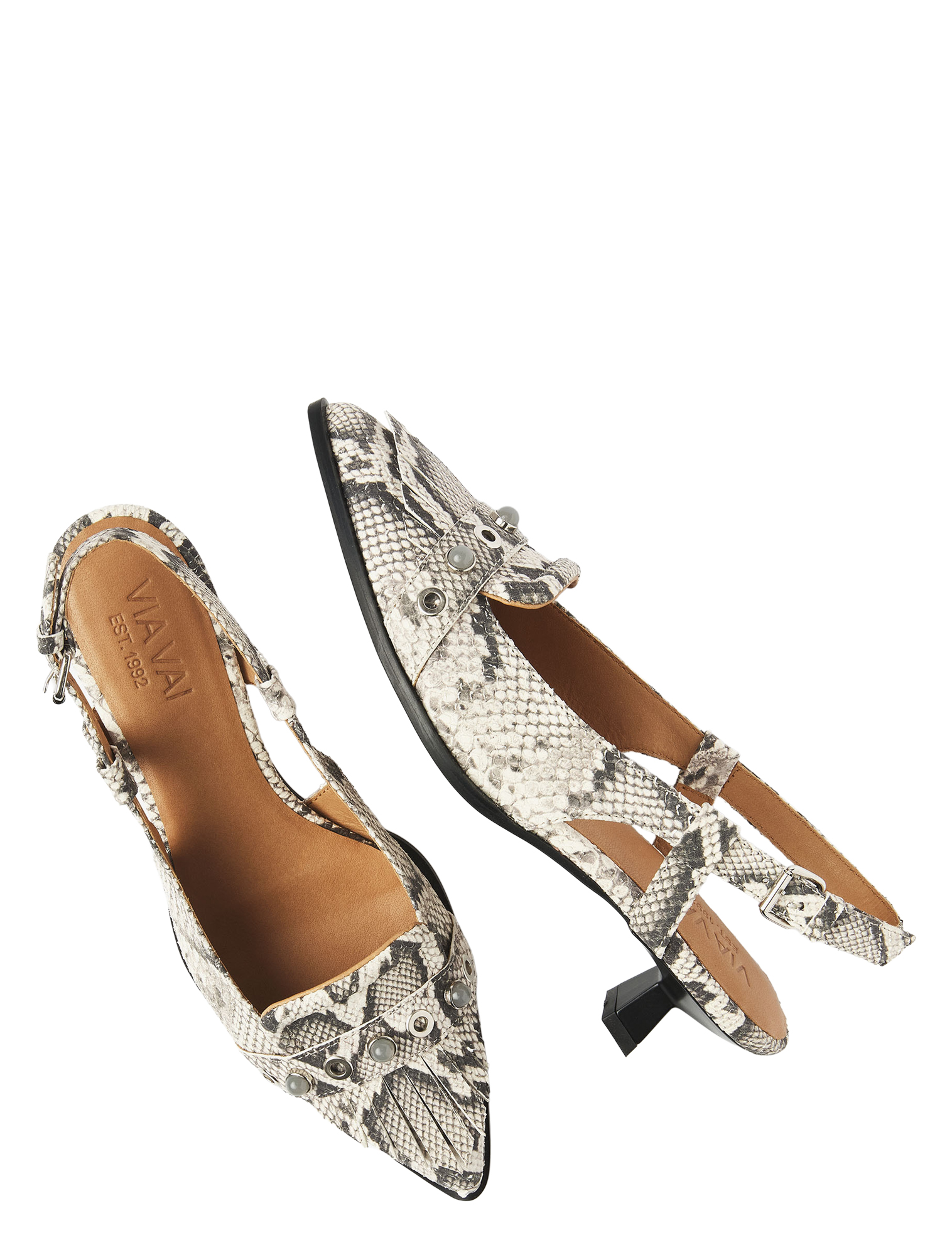 VIA VAI - 62398 Lea Aileen 02-204 Cobra Roccia - Dames - Slingbacks - 51366_91_4