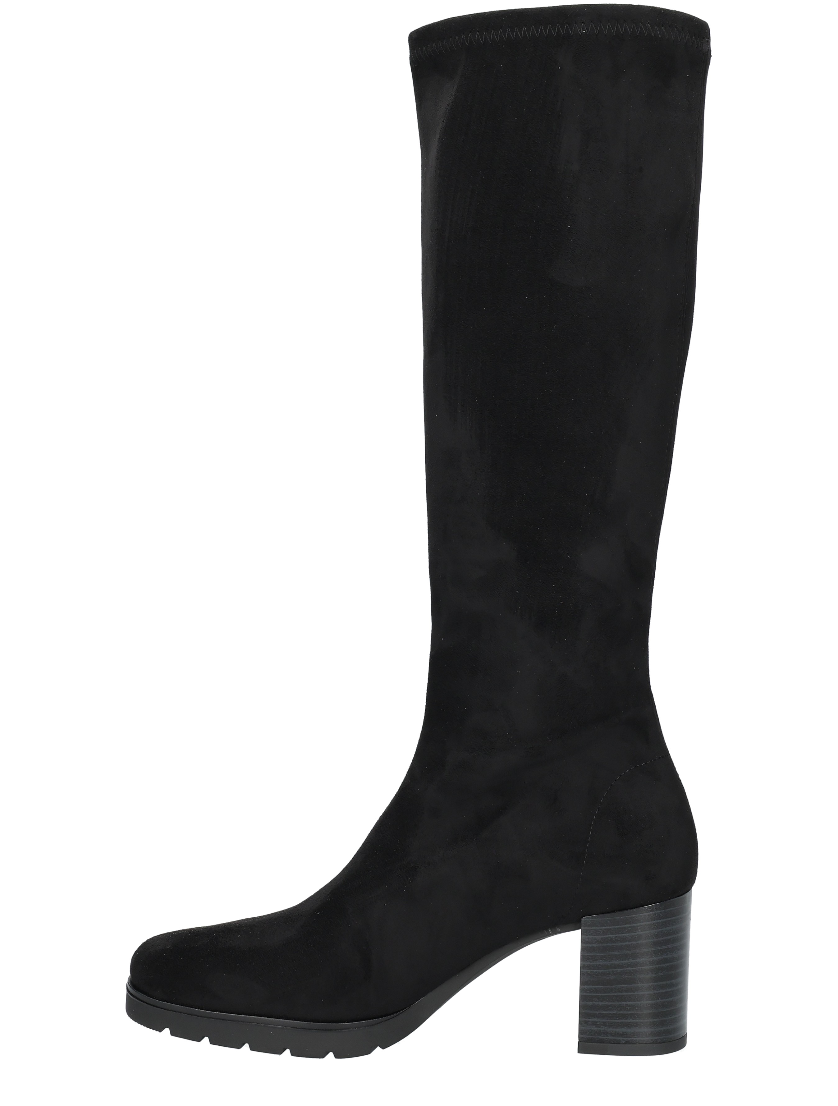 Miss Elastic - Bota Menphis 78173 Ante Stretch 05 Black - Dames - Boots - Lange Laarzen - 49450_11_2