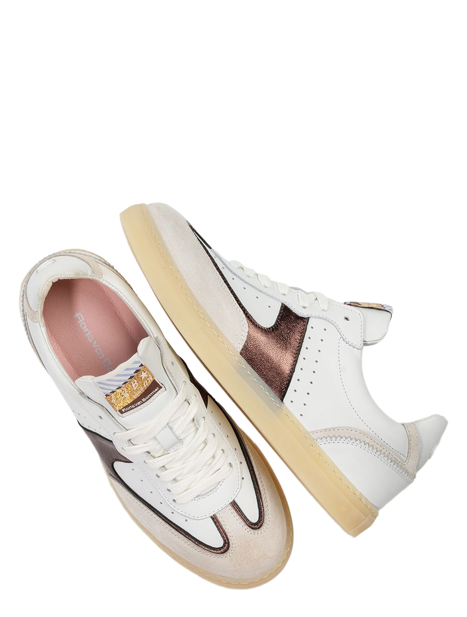 Floris van Bommel - Minni 10096 04.29 White - Dames - Sneakers - Lage Sneakers - 51475_82_3