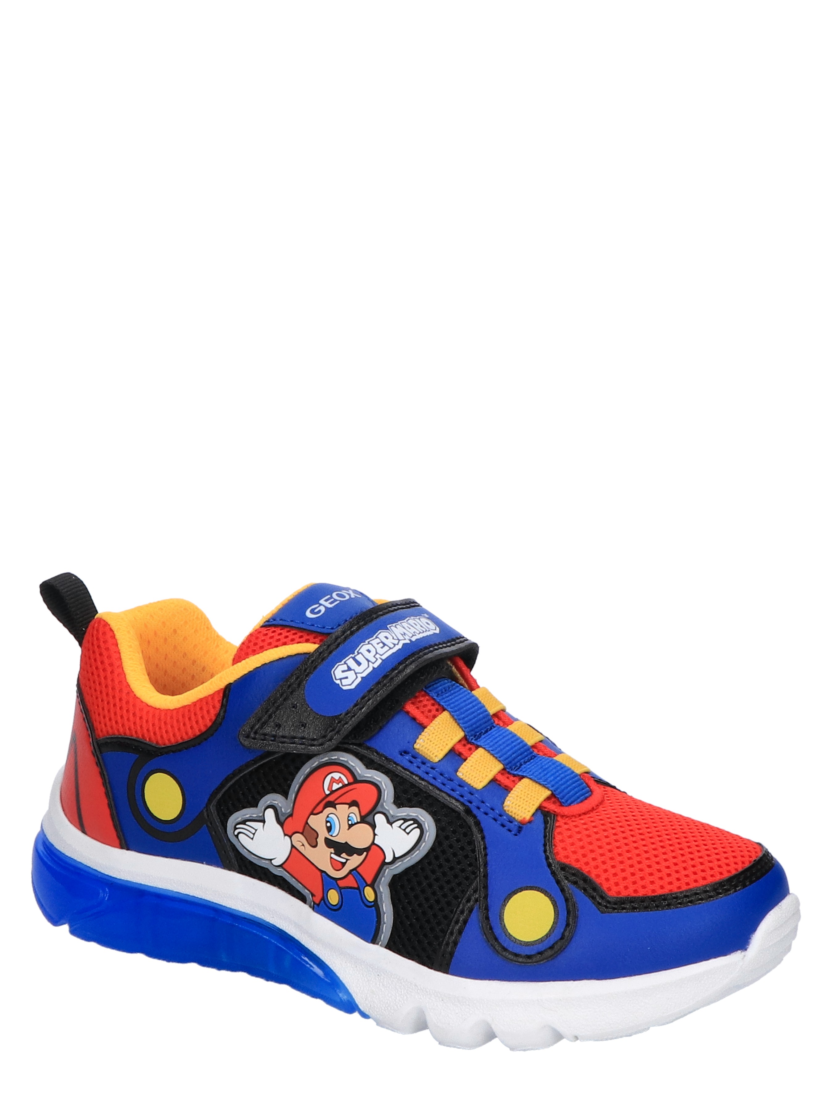 Geox - Ciberdron Junior Mario Royal Red - Jongens - Sneakers - Lage Sneakers - Klittenbandschoenen - 46677_34_3