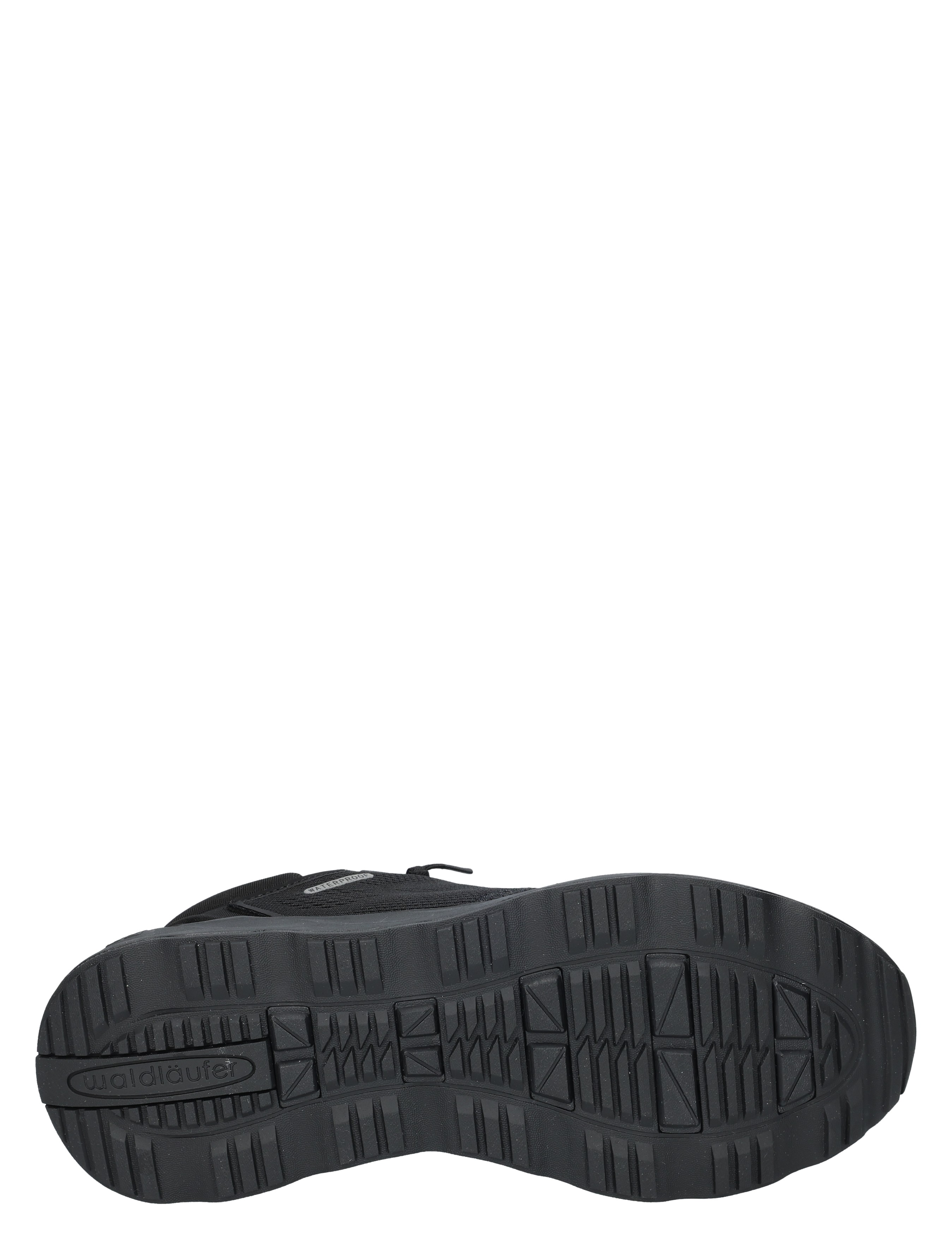 sneaker, groot, zool, zwart, rubberzool