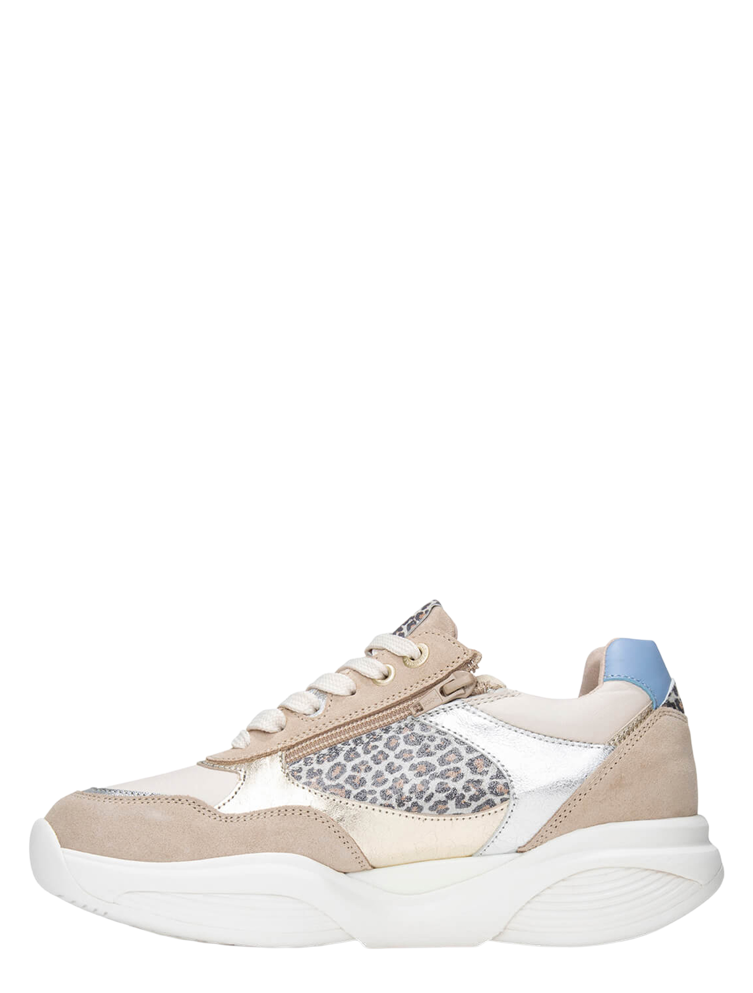 Xsensible - 32009.3  Taupe Fantasy H-Wijdte - Dames - Veterschoenen - Casual Veterschoenen - 51661_77_2