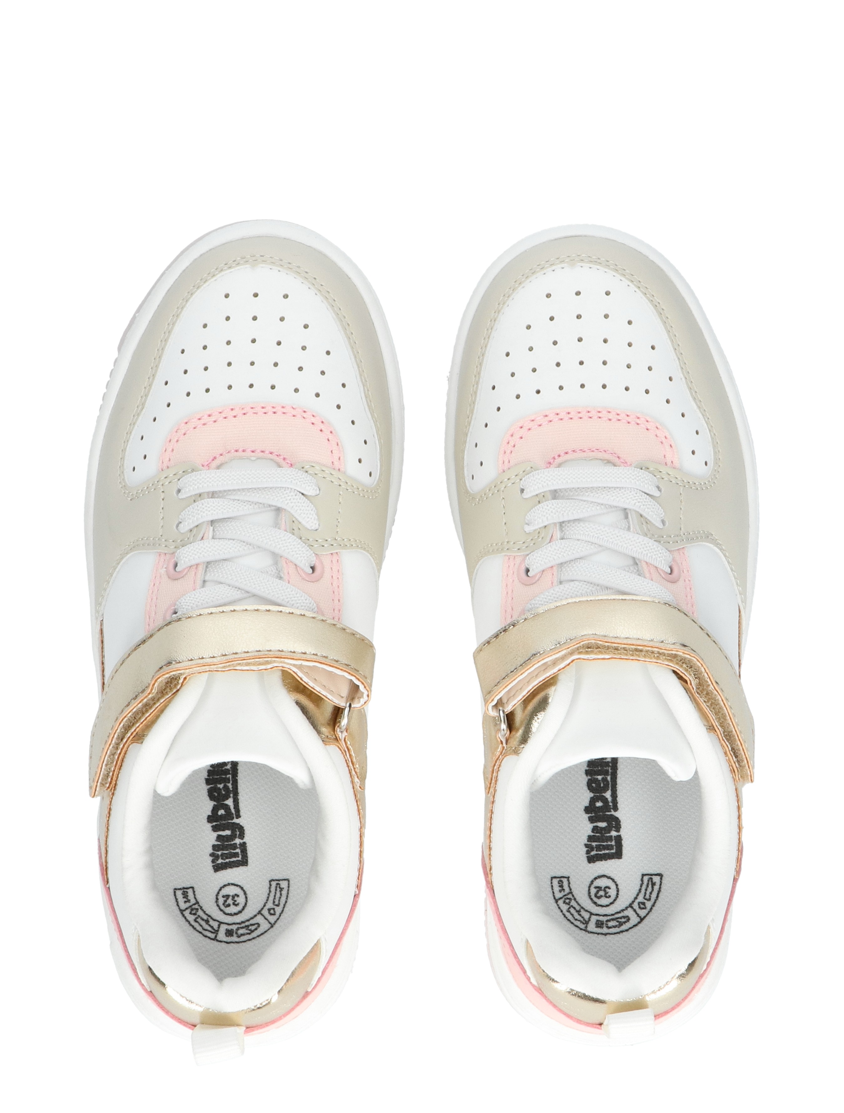 Lillybellule - Wacenas White Beige Gold - Meisjes - Veterschoenen - 47613_87_7