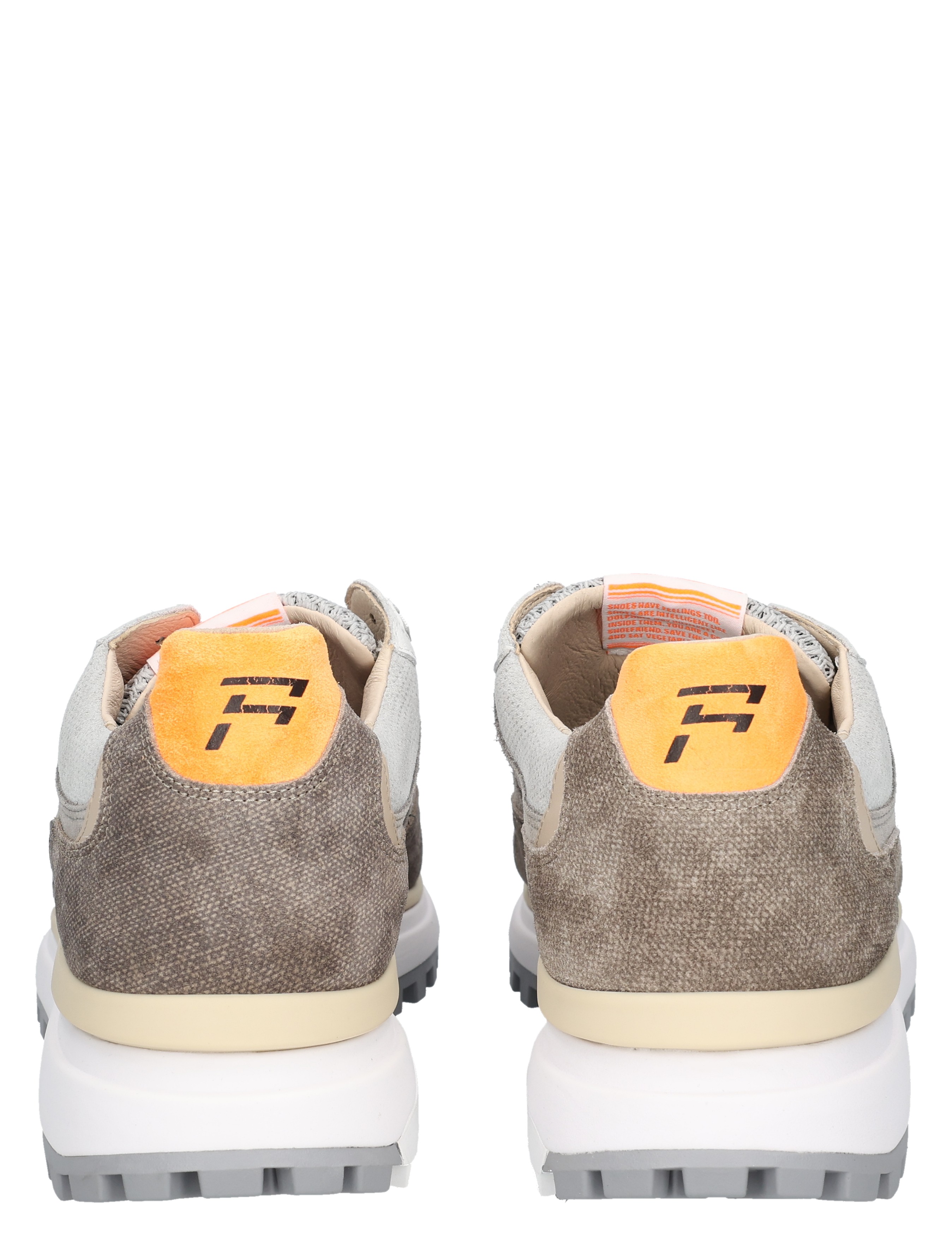 Floris van Bommel - De Gripper 10238 34-02 Taupe G+ Wijdte - Heren - Lage Sneakers - Sneakers - 50664_77_6
