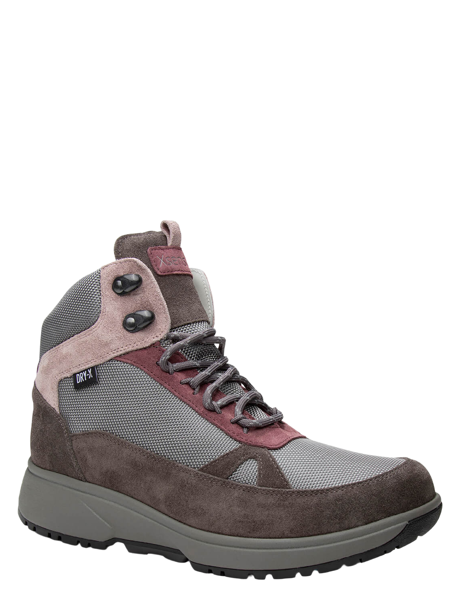 hikeboot, midsole, mesh, suede, grey