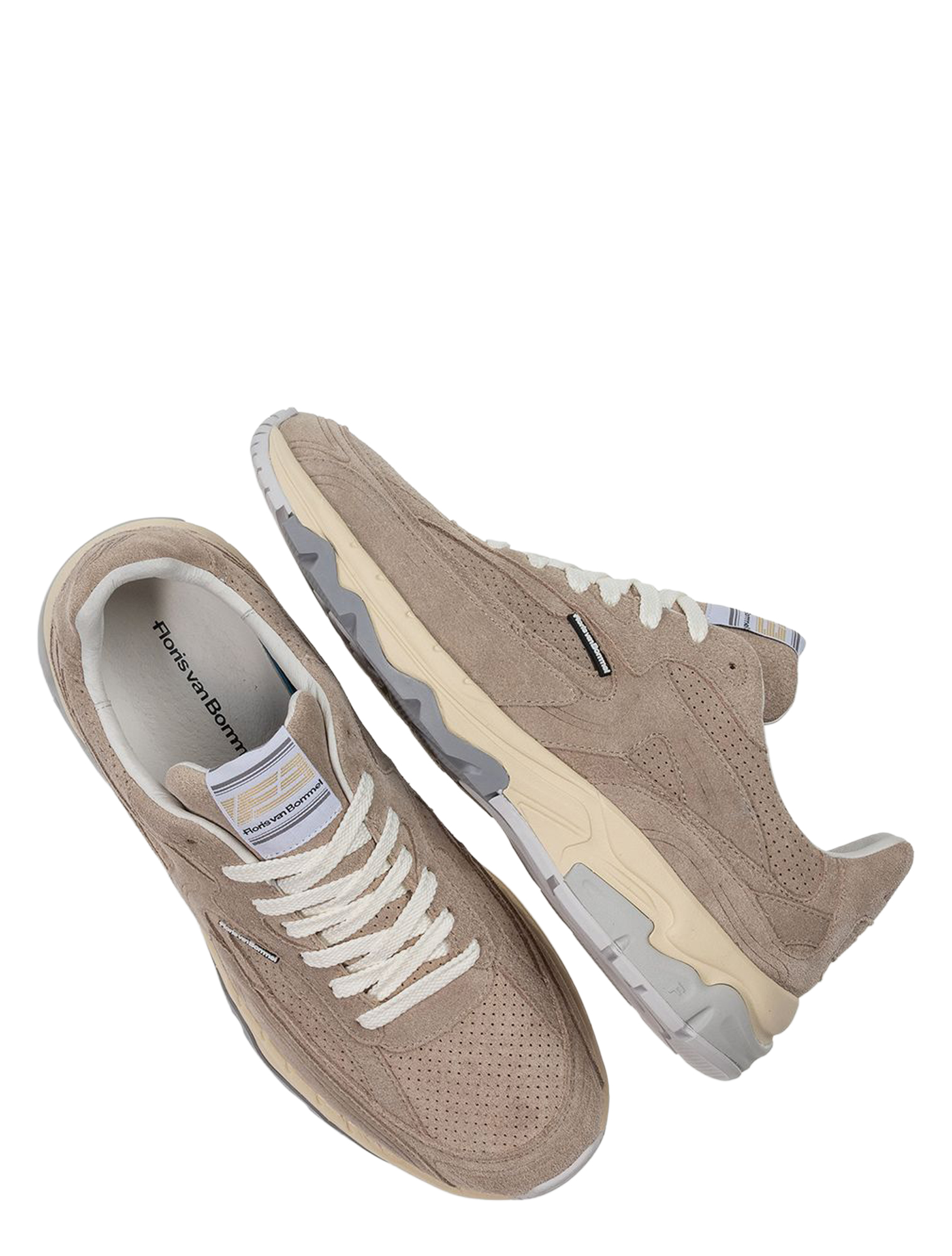 Floris van Bommel - De Rezer 10257 02.08 Light Brown G+Wijdte - Heren - Lage Sneakers - Sneakers - 51444_77_3
