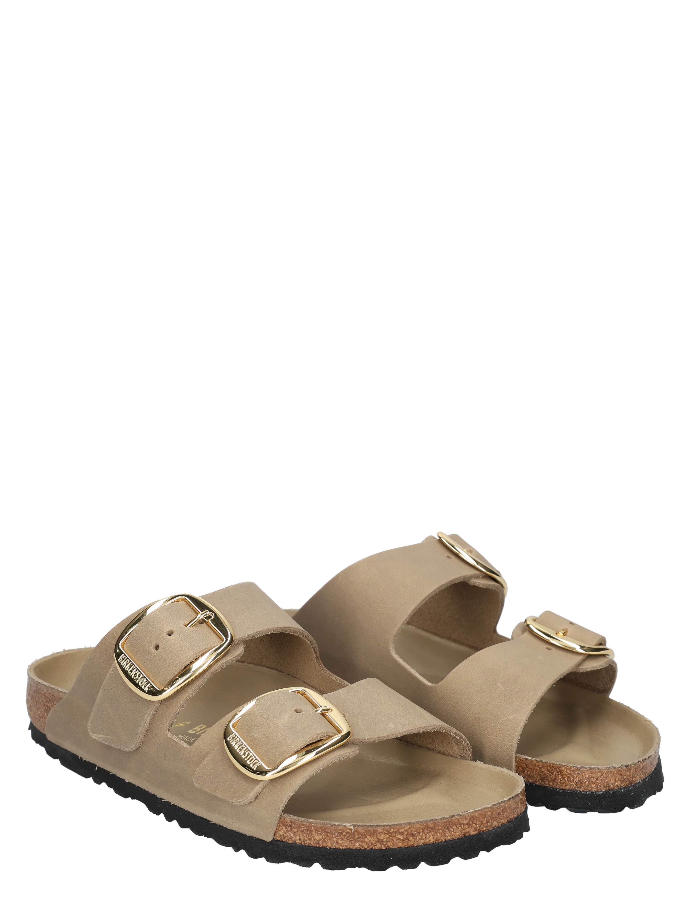 Birkenstock - Arizona Women Big Buckle Leather Oiled Tobacco - Dames - Slippers - 49857_77_6