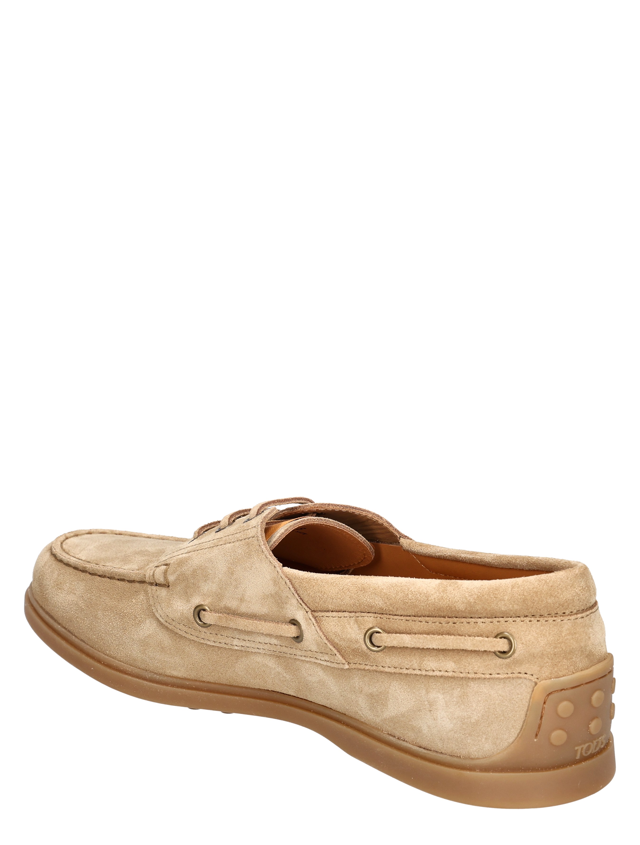 Tods - Barca in Suede C801 Beige - Heren - Loafers - 49667_77_4