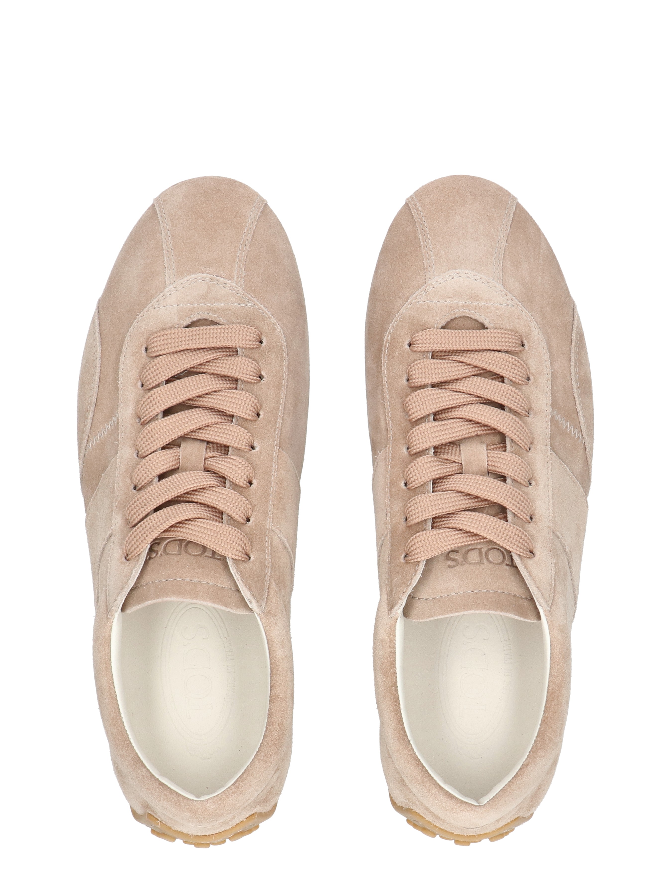 Tods - T-Marathon Sneakers in Suede M027 Rosa - Dames - Veterschoenen - Nette Veterschoenen - 49663_48_8