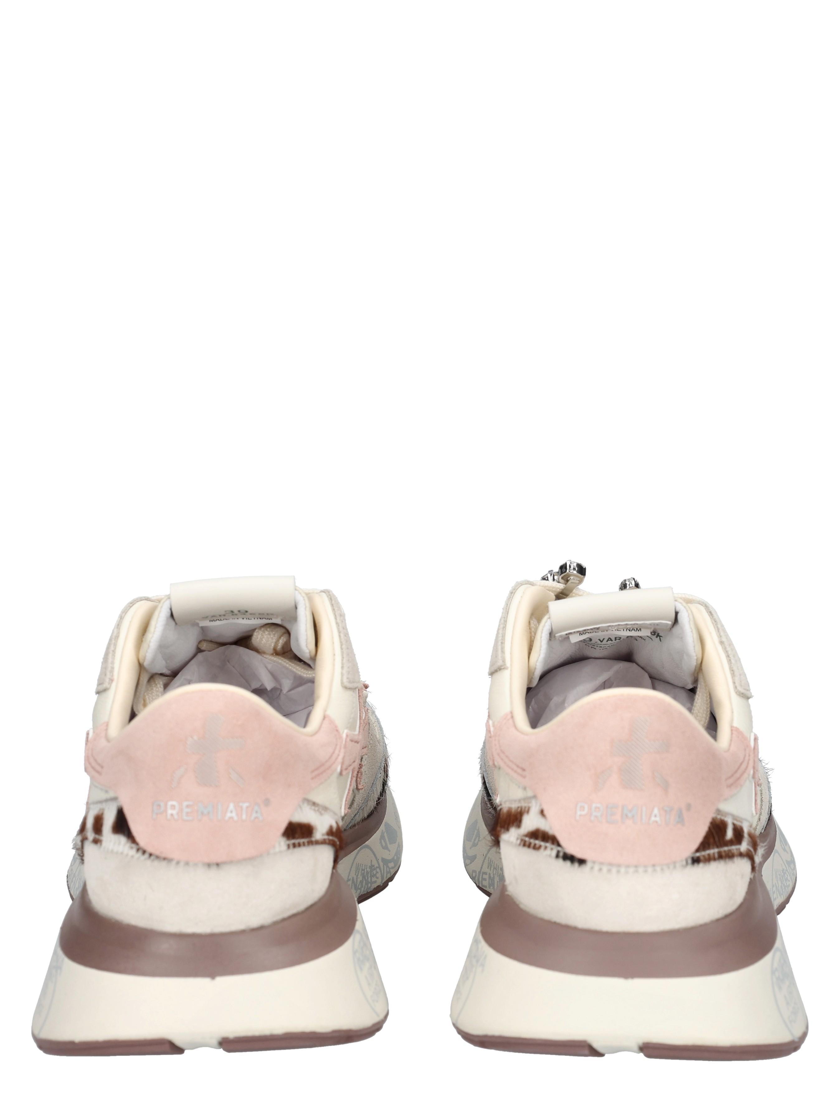 sneaker, hiel, roze, multicolor, wedges
