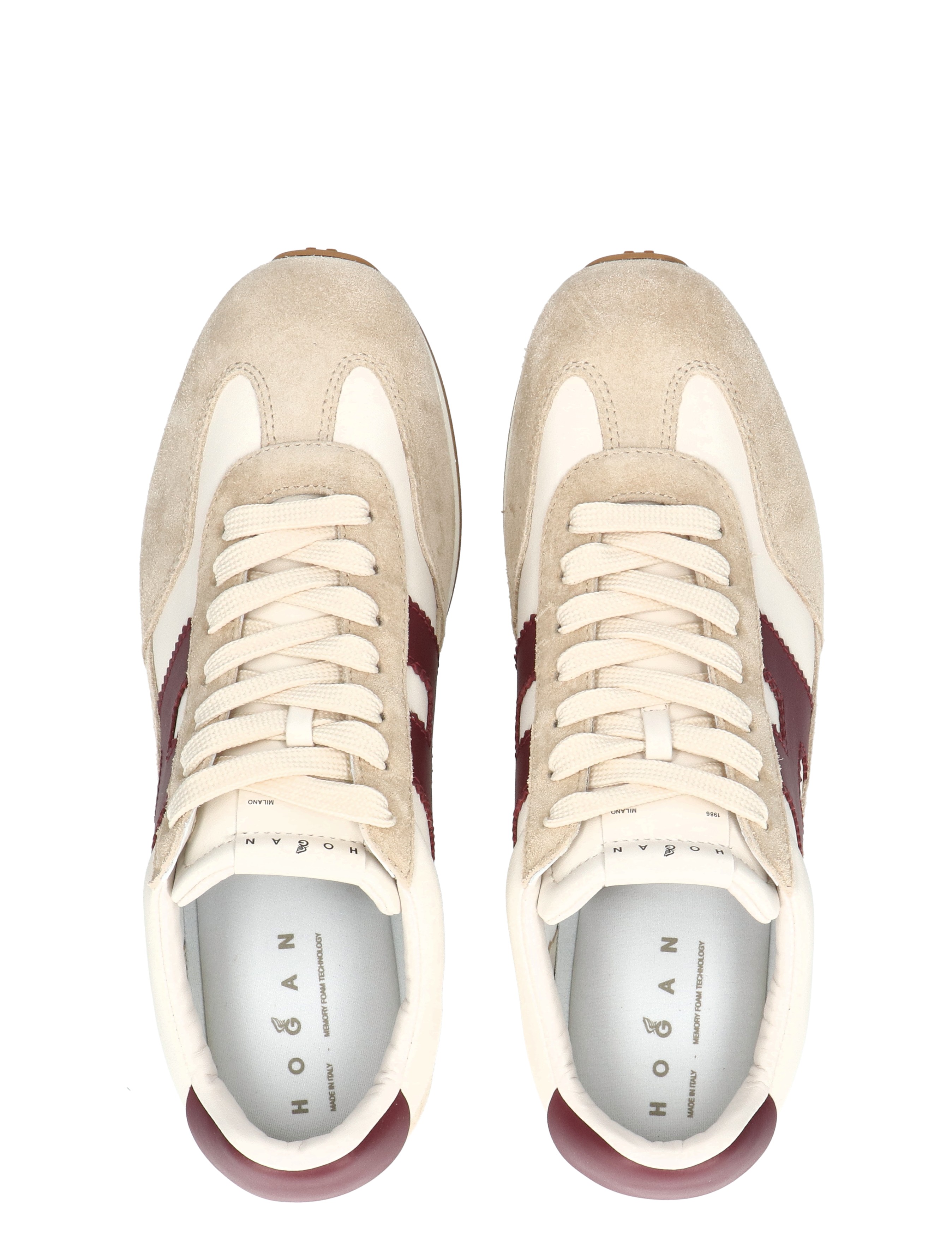 sneakers,  suede,  beige,  burgundy,  laces