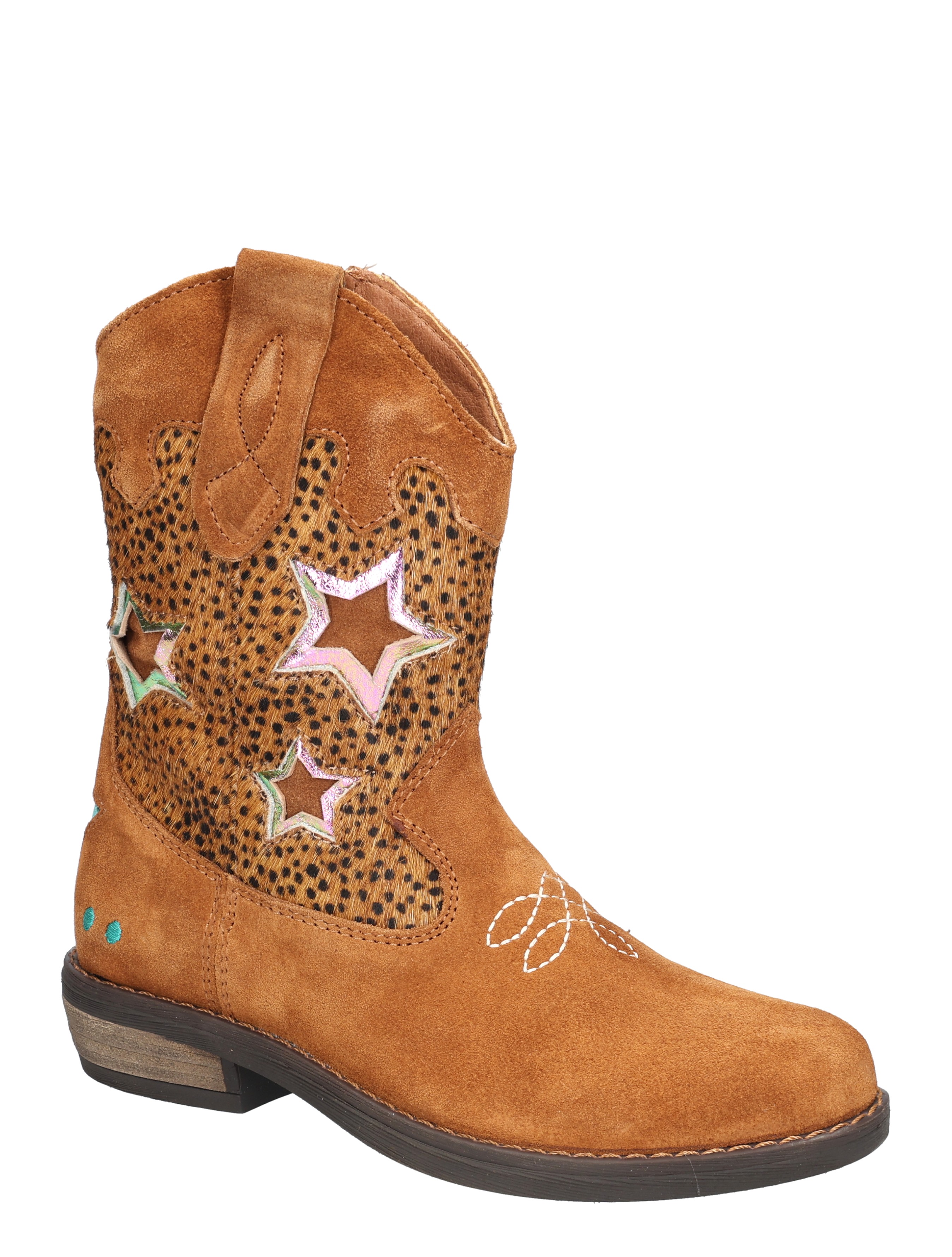 Bunnies - Robine Rodeo Leopard - Meisjes - Boots - Cowboylaarzen - 48507_22_3