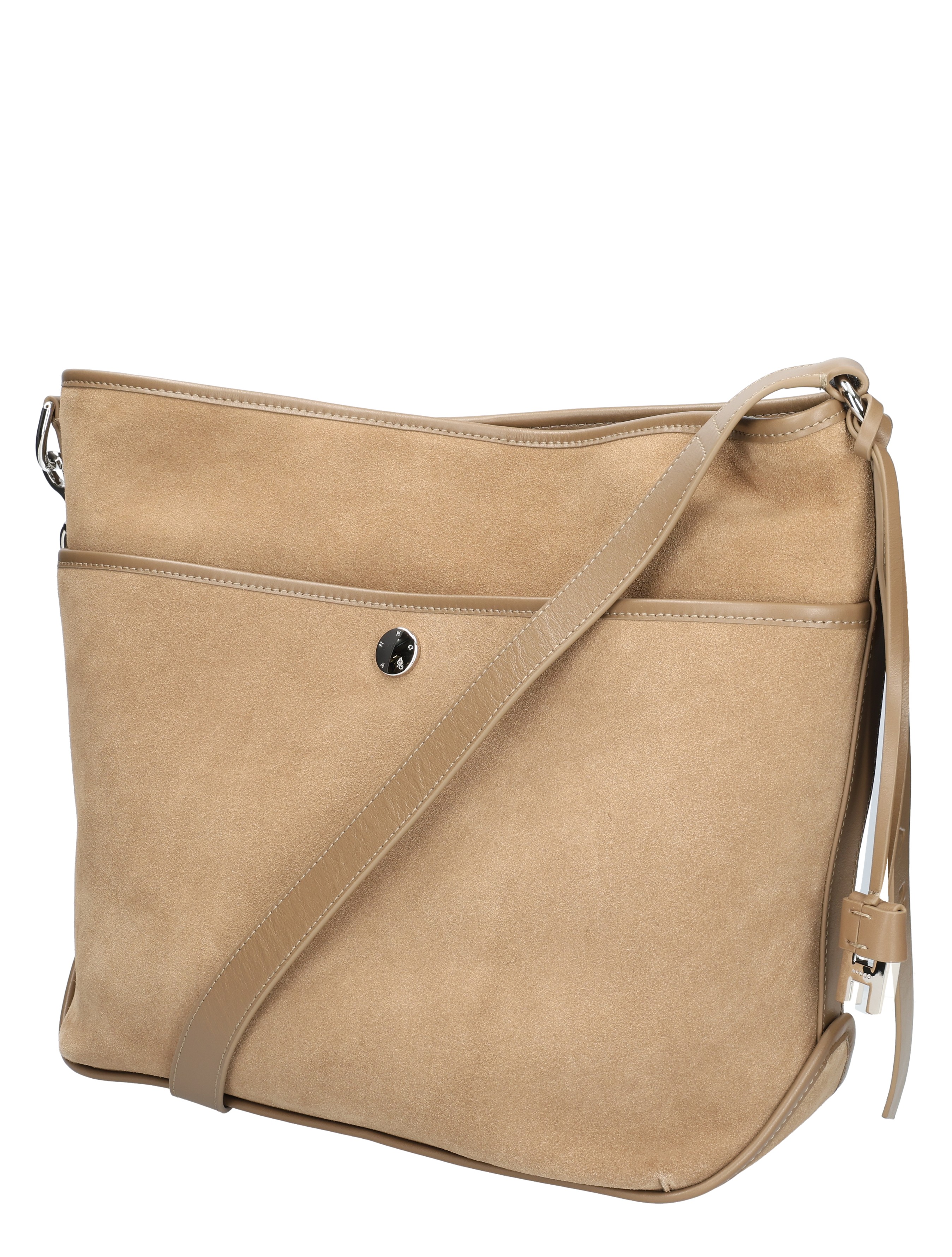 Hogan - Hobo Bag Media Brown - Schoudertassen - Dames - 48113_22_2