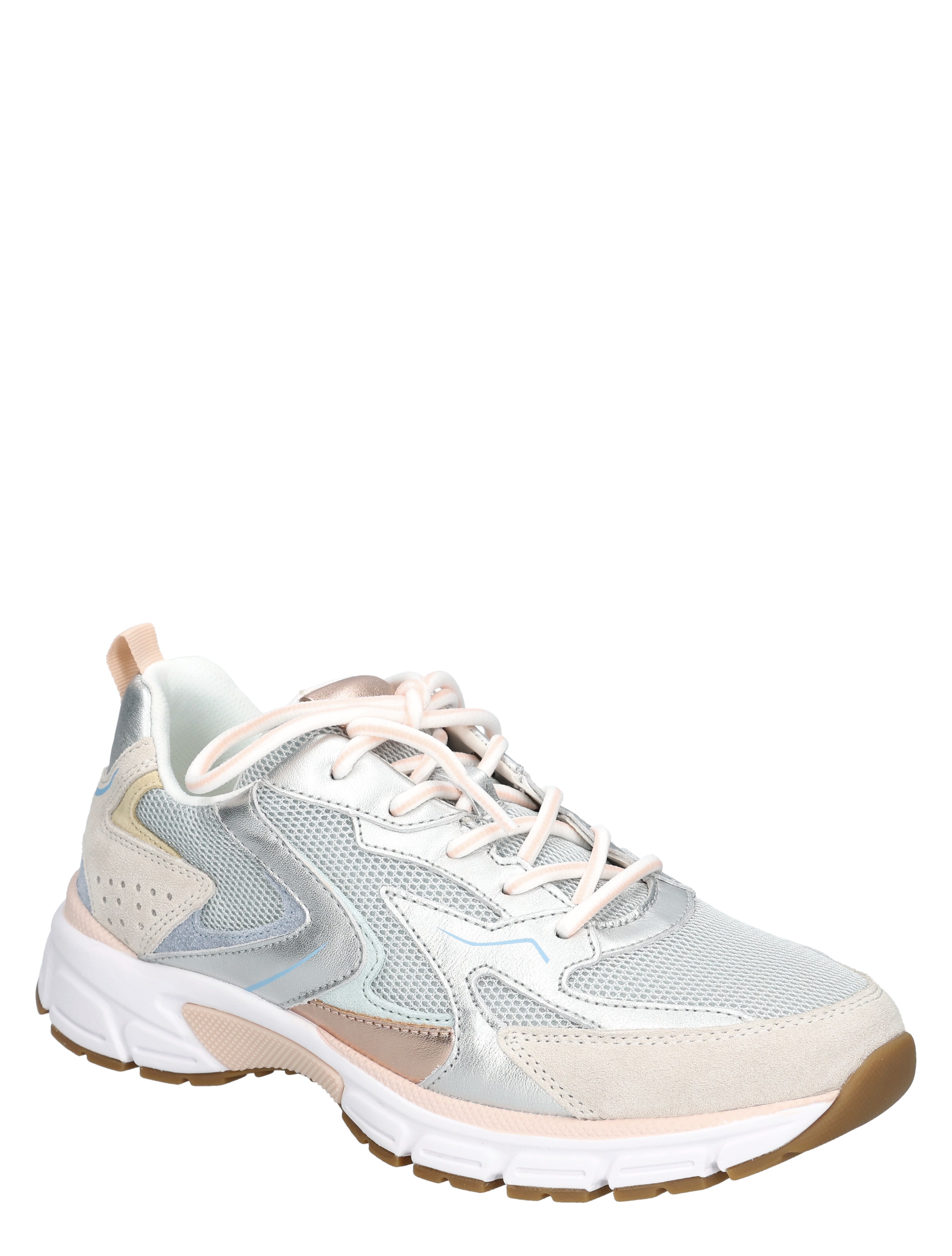 Gabor - 86.536.64 64 weiss/silber/pastell - Dames - Veterschoenen - Casual Veterschoenen - 50003_88_3