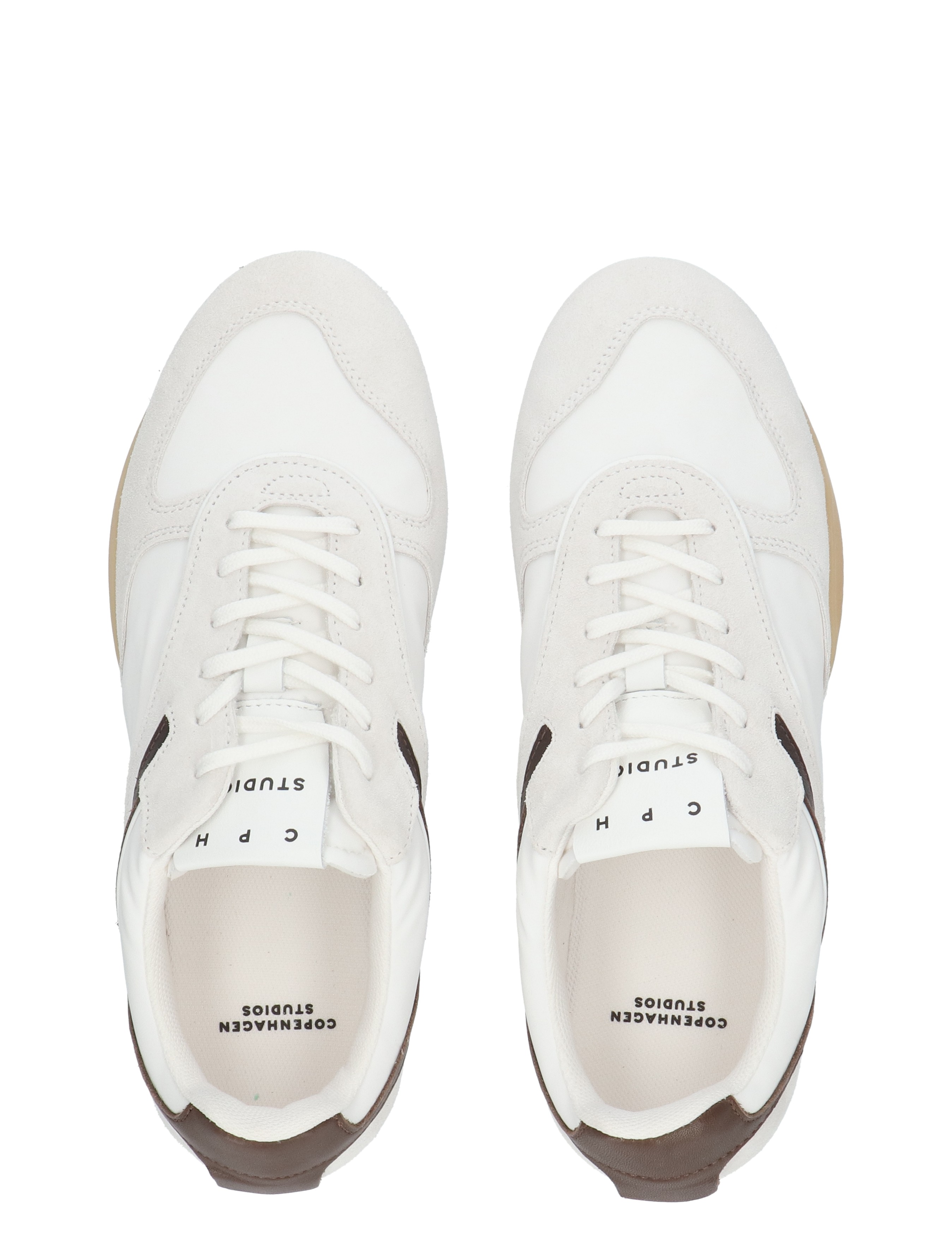 Copenhagen Studios - CPH 650 Material Mix White Brown - Dames - Sneakers - Lage Sneakers - 50646_82_7
