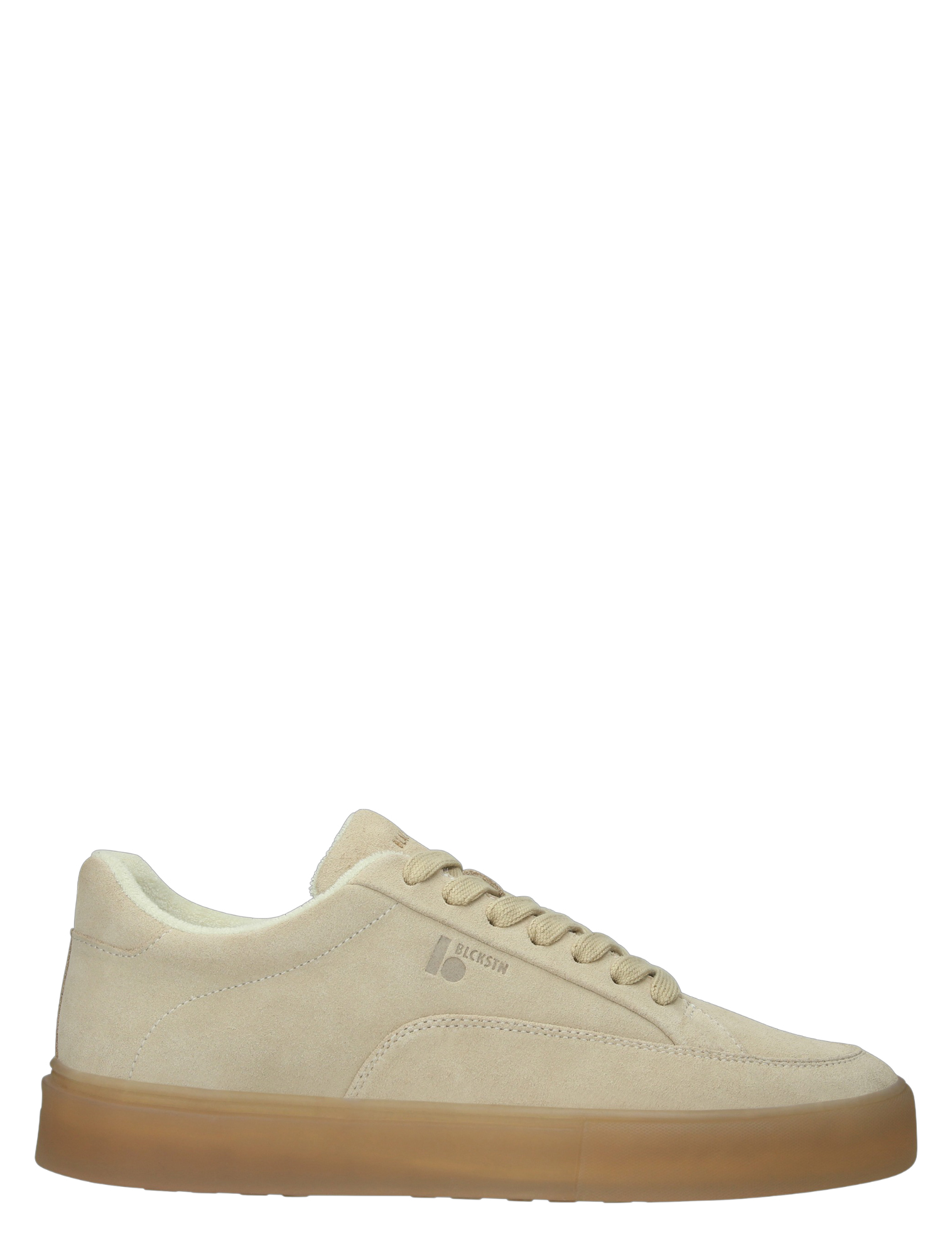 sneaker, suede, beige, gumkleur, platzool