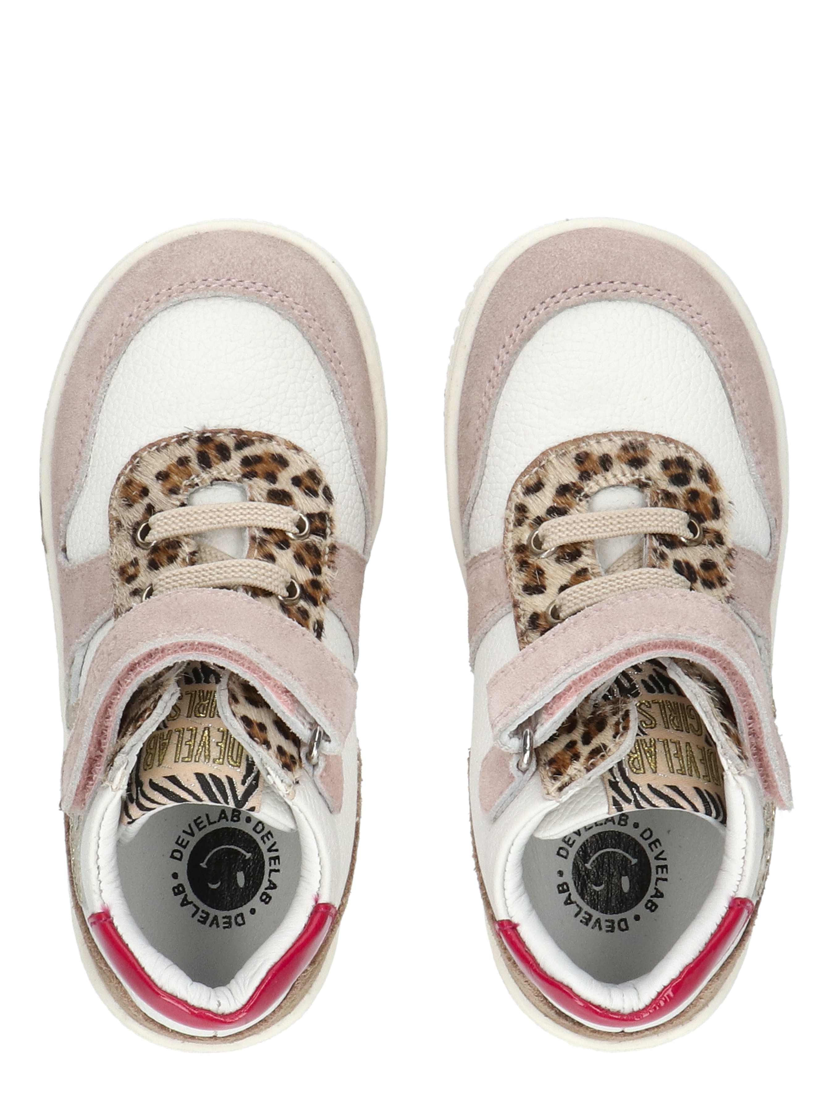 Develab - 44424 Old Pink - Meisjes - Klittenbandschoenen - 50538_48_7