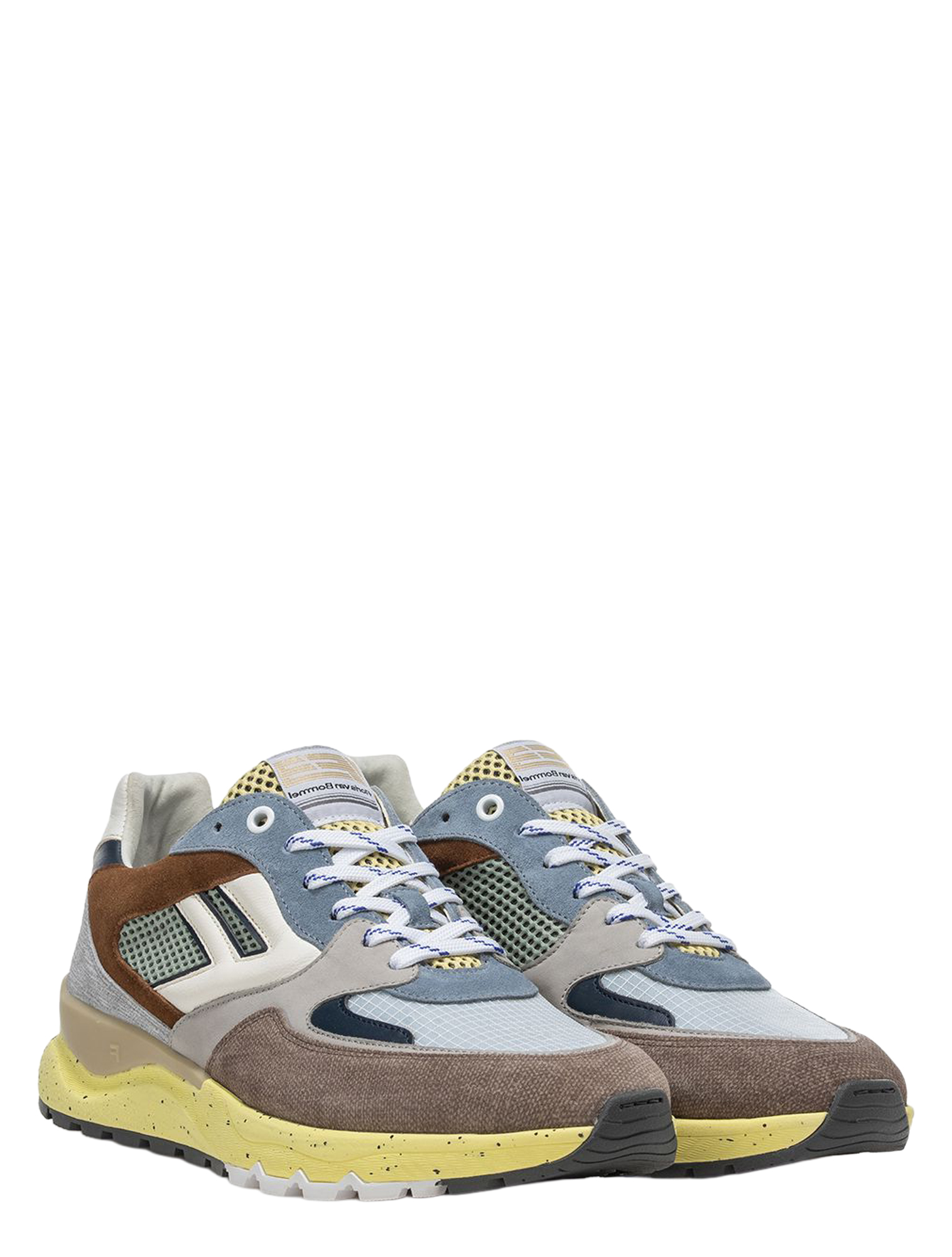 Floris van Bommel - De Treener 10154 01.52 Taupe G+Wijdte - Heren - Lage Sneakers - Sneakers - 51414_32_2