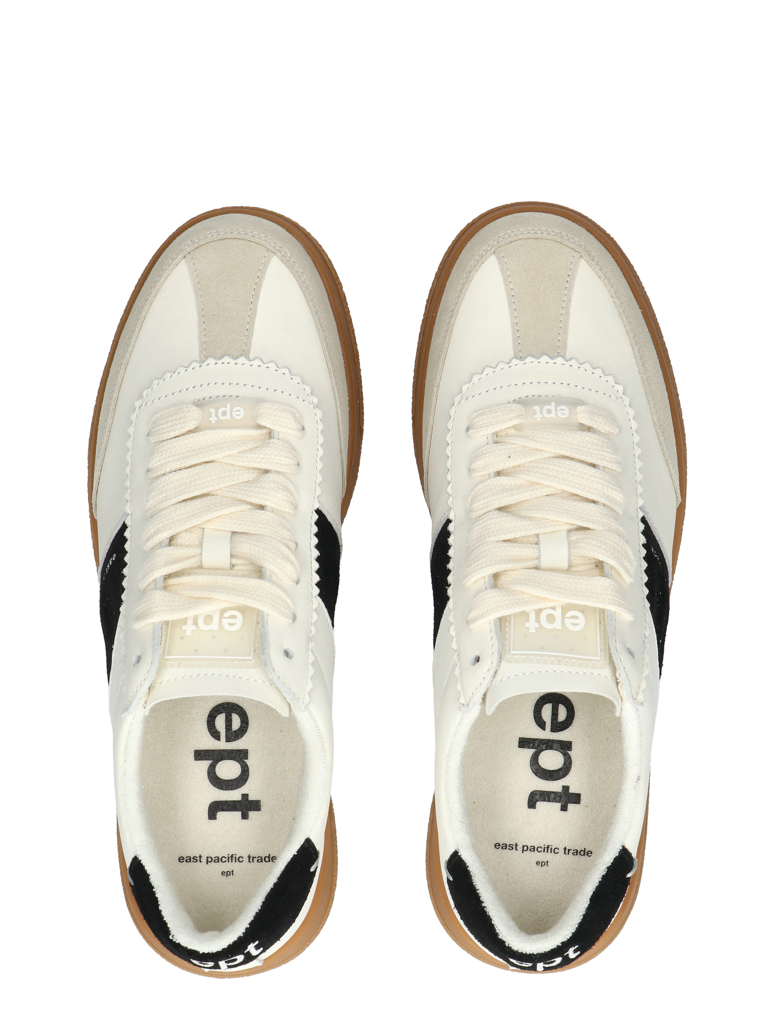 East Pacific Trade - Santos Men Off White Black - Heren - Lage Sneakers - Sneakers - 50372_81_8